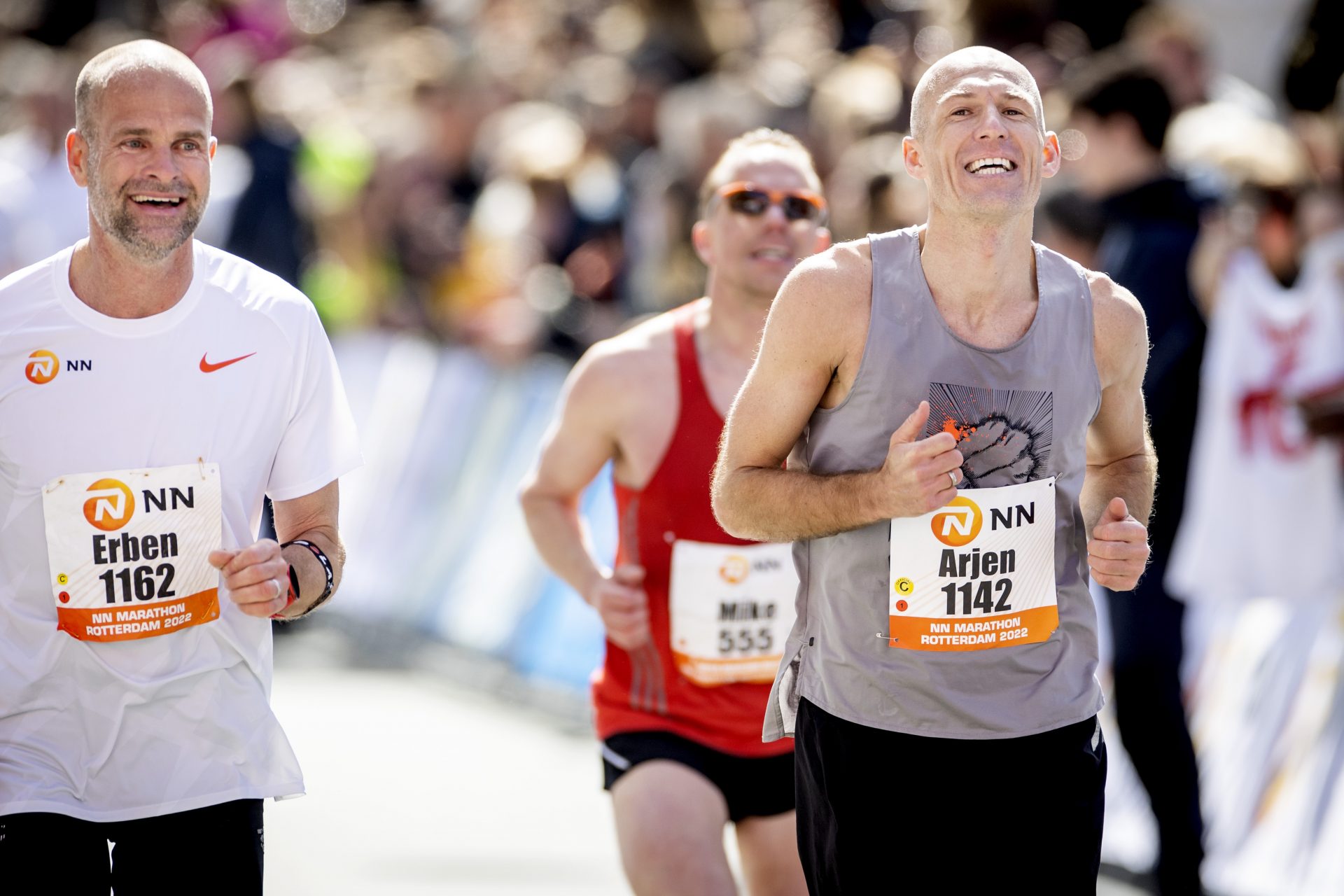 Arjen Robben, de Oranje 'Man van Glas' schittert tegenwoordig in marathons