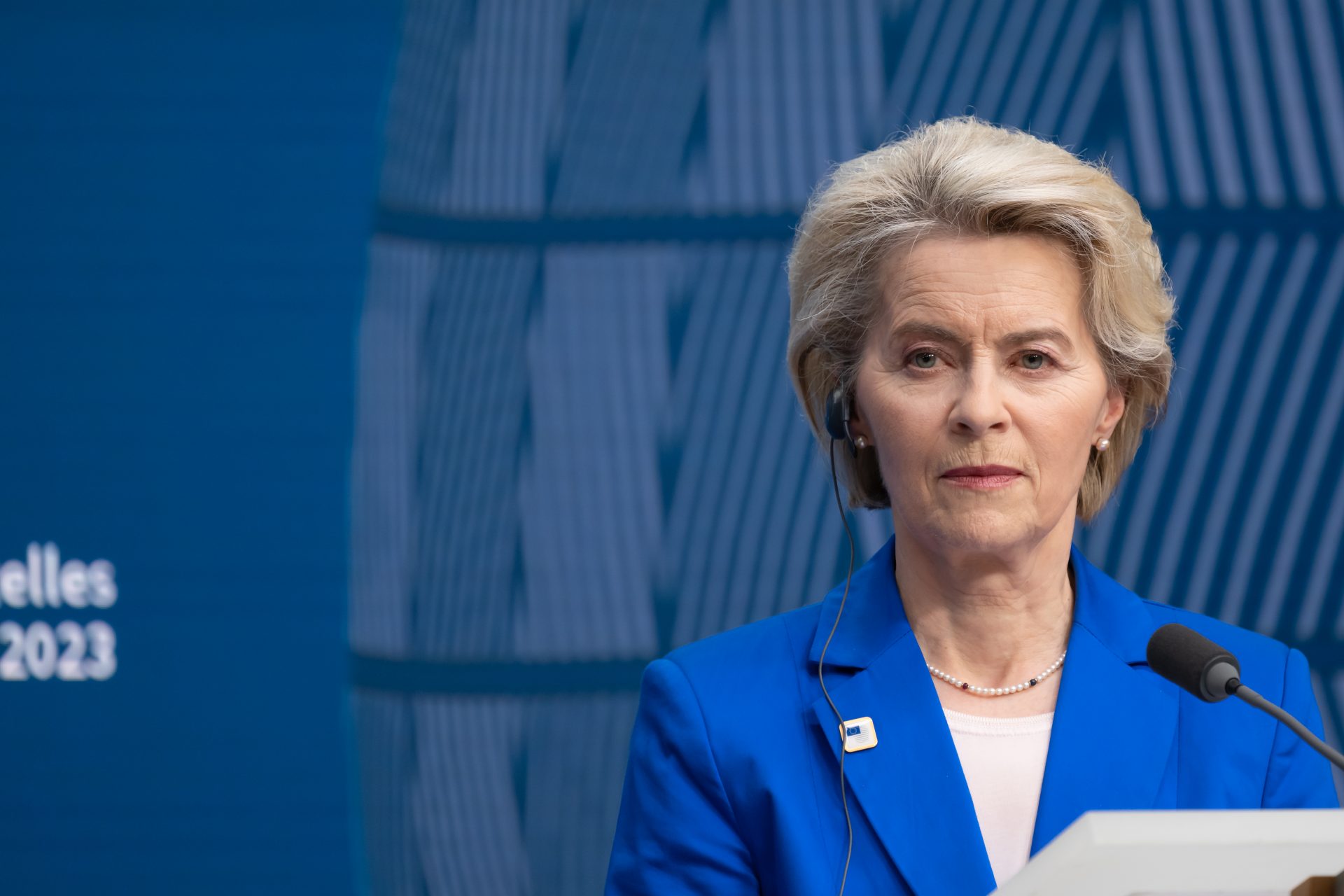 No comments from Ursula von der Leyen