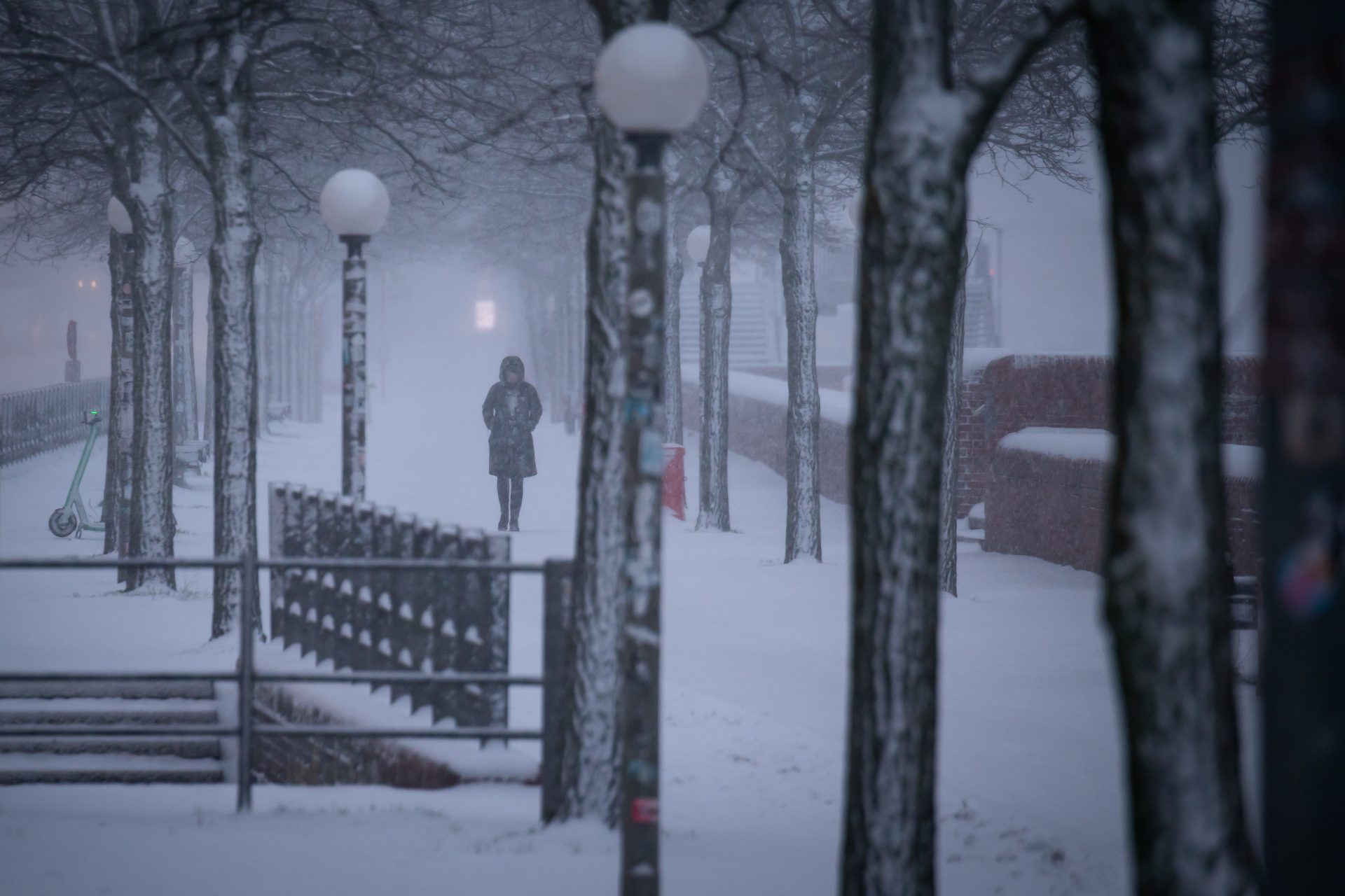 Nevó en Alemania