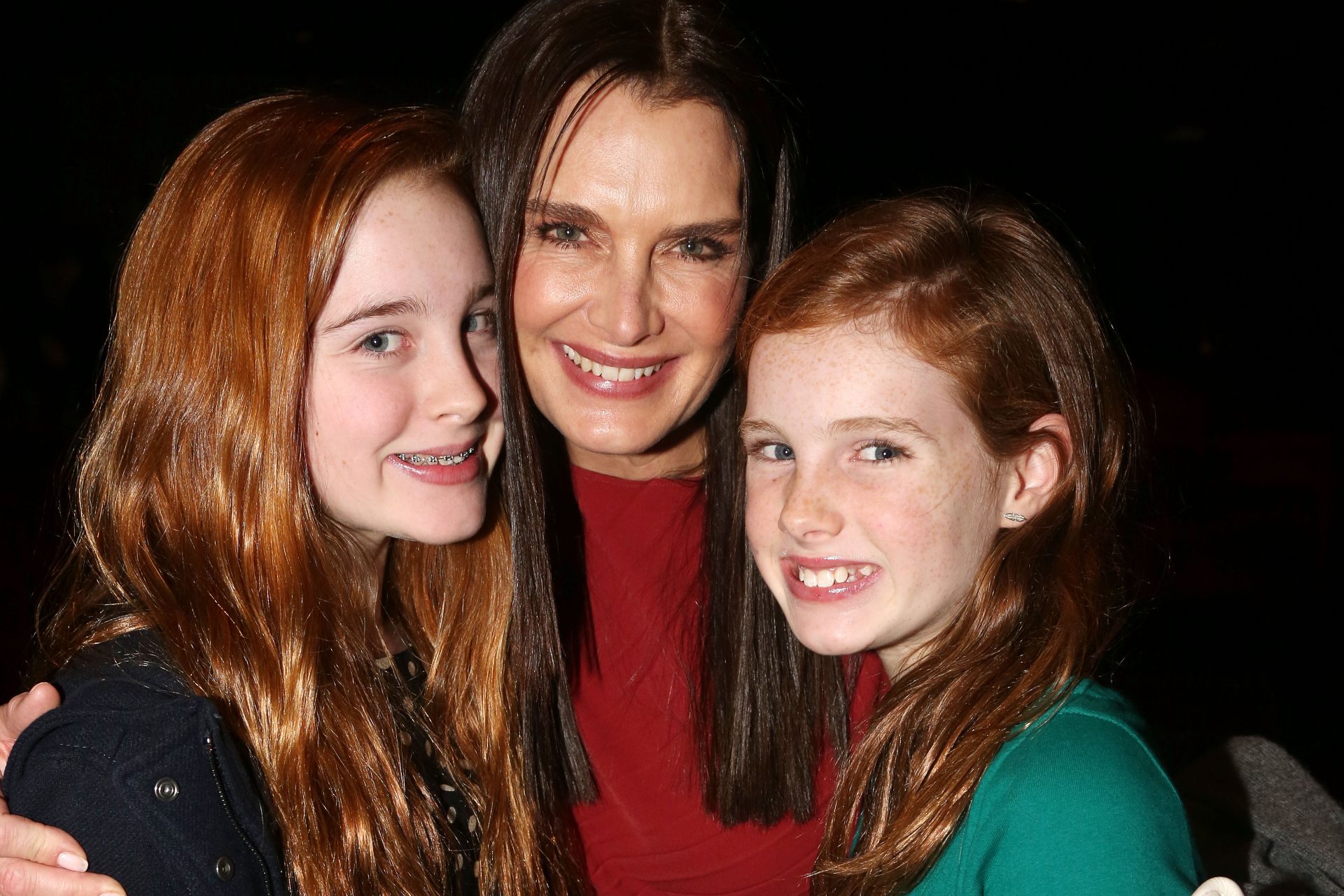 Brooke Shields and her daughters
