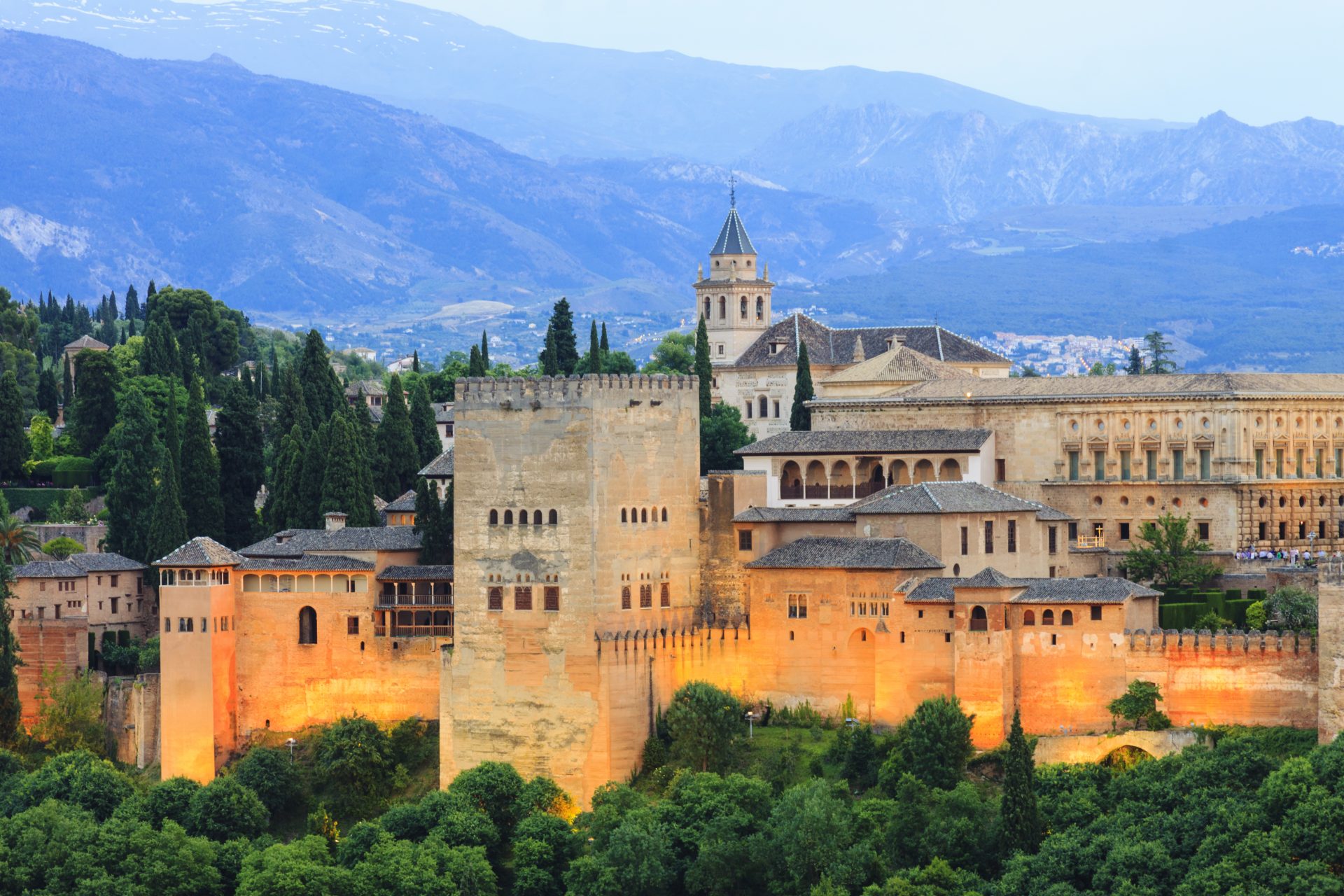 La Alhambra en Granada, España