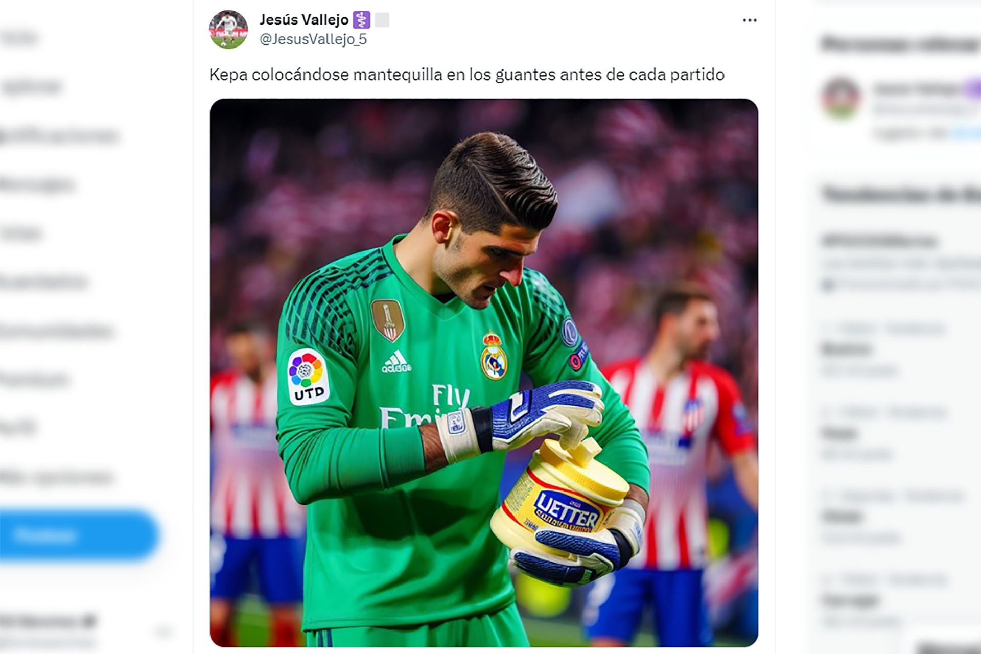 Kepa y sus manos de mantequilla