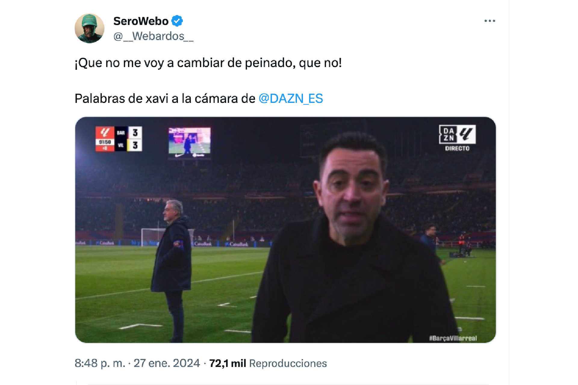 Xavi y la vergüenza