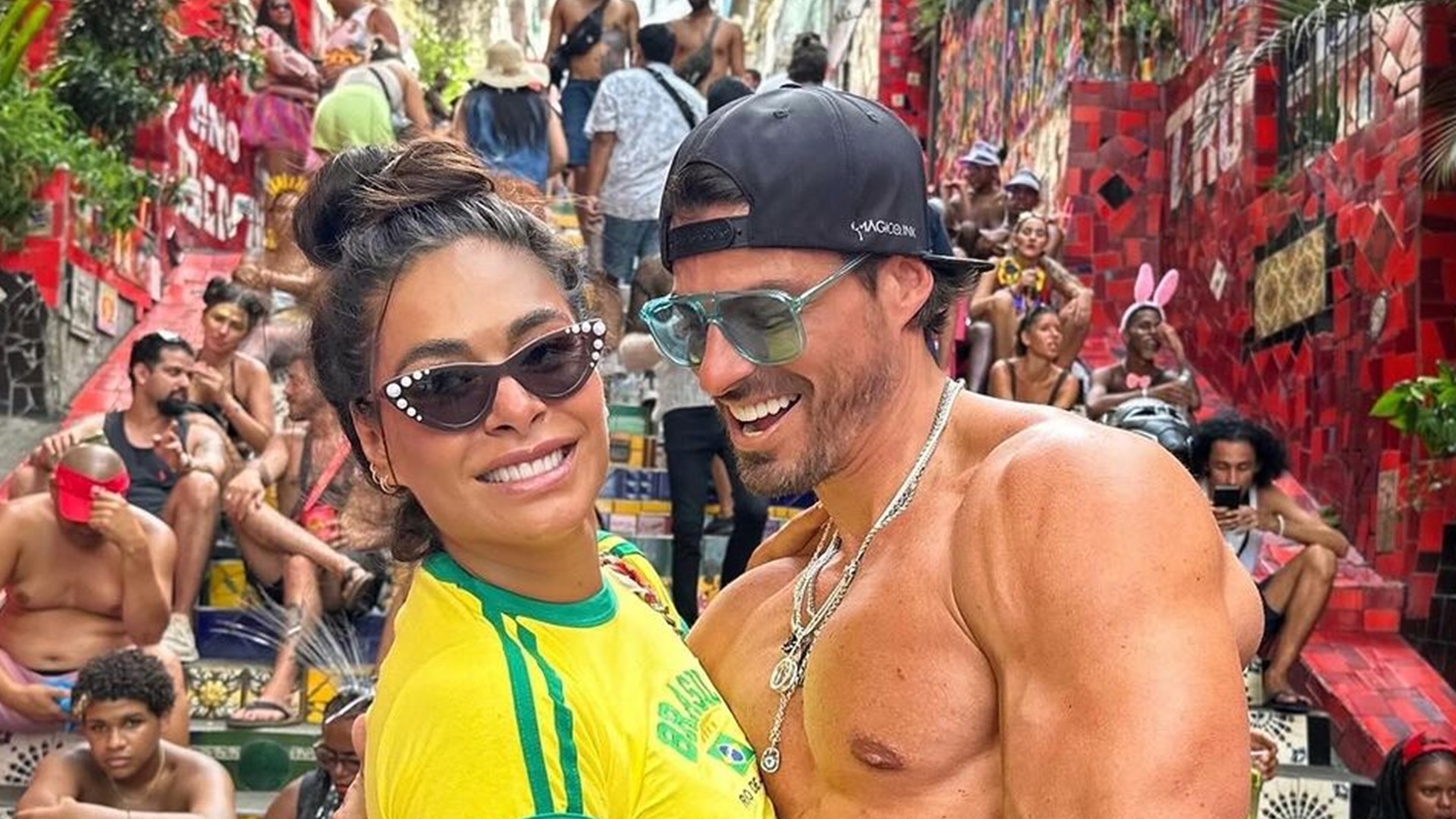 Las fotos de Galilea Montijo y su novio en Brasil