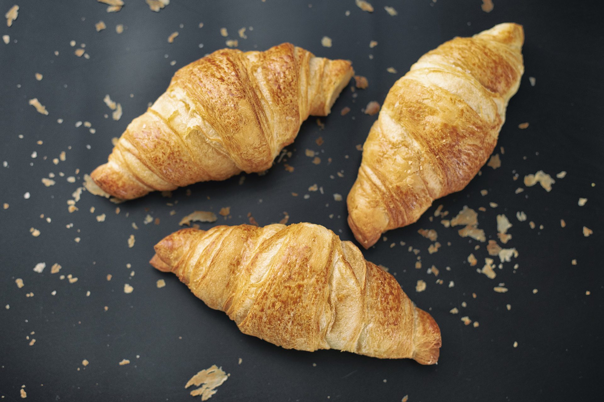 Bread, pasta, and pastries made of white flour