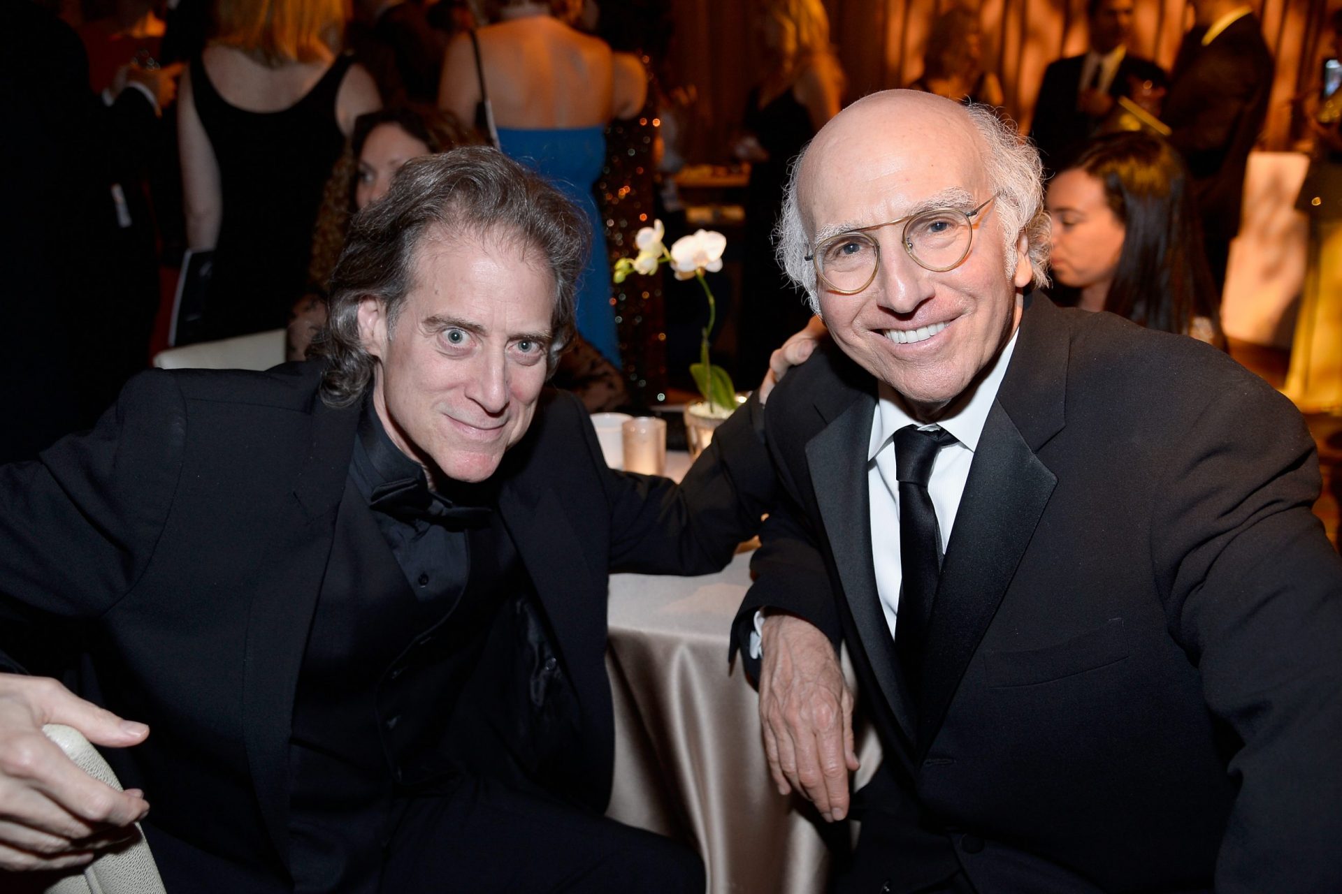 Lewis et l'humoriste Larry David étaient des amis et des collaborateurs de longue date