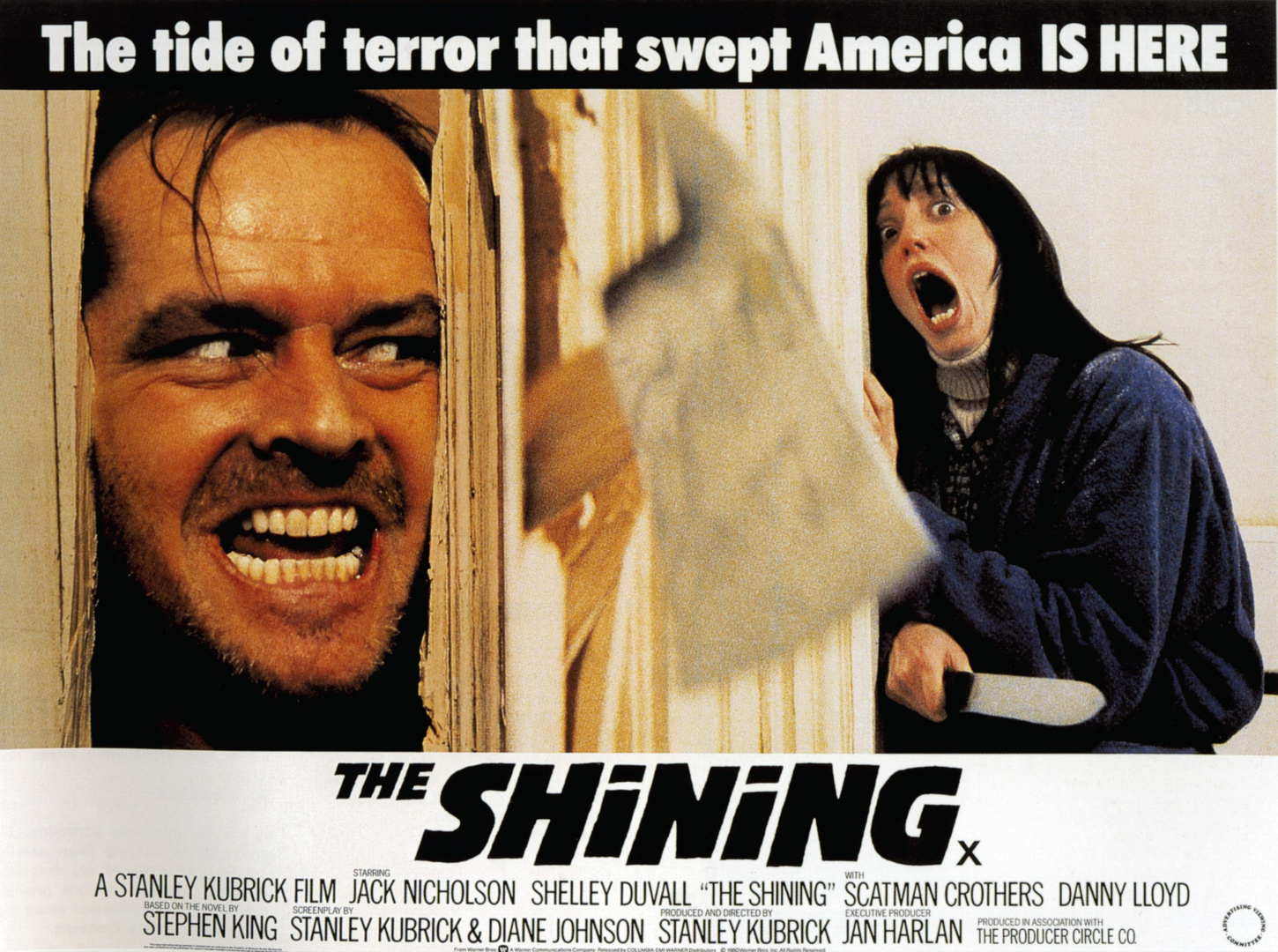 7. Shelley Duvall: Wendy Torrance en “The Shining” (El resplandor)