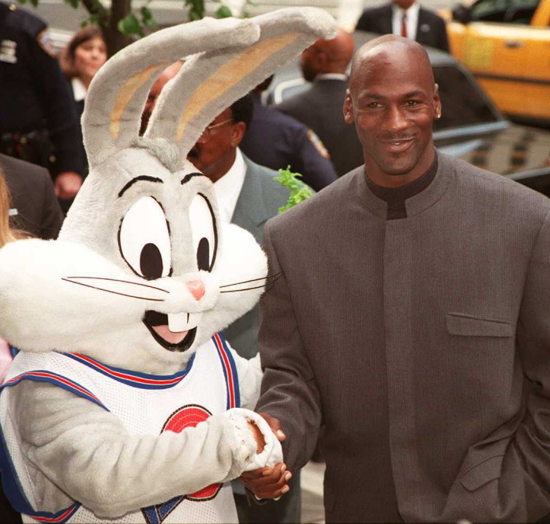 Bugs and Michael Jordan