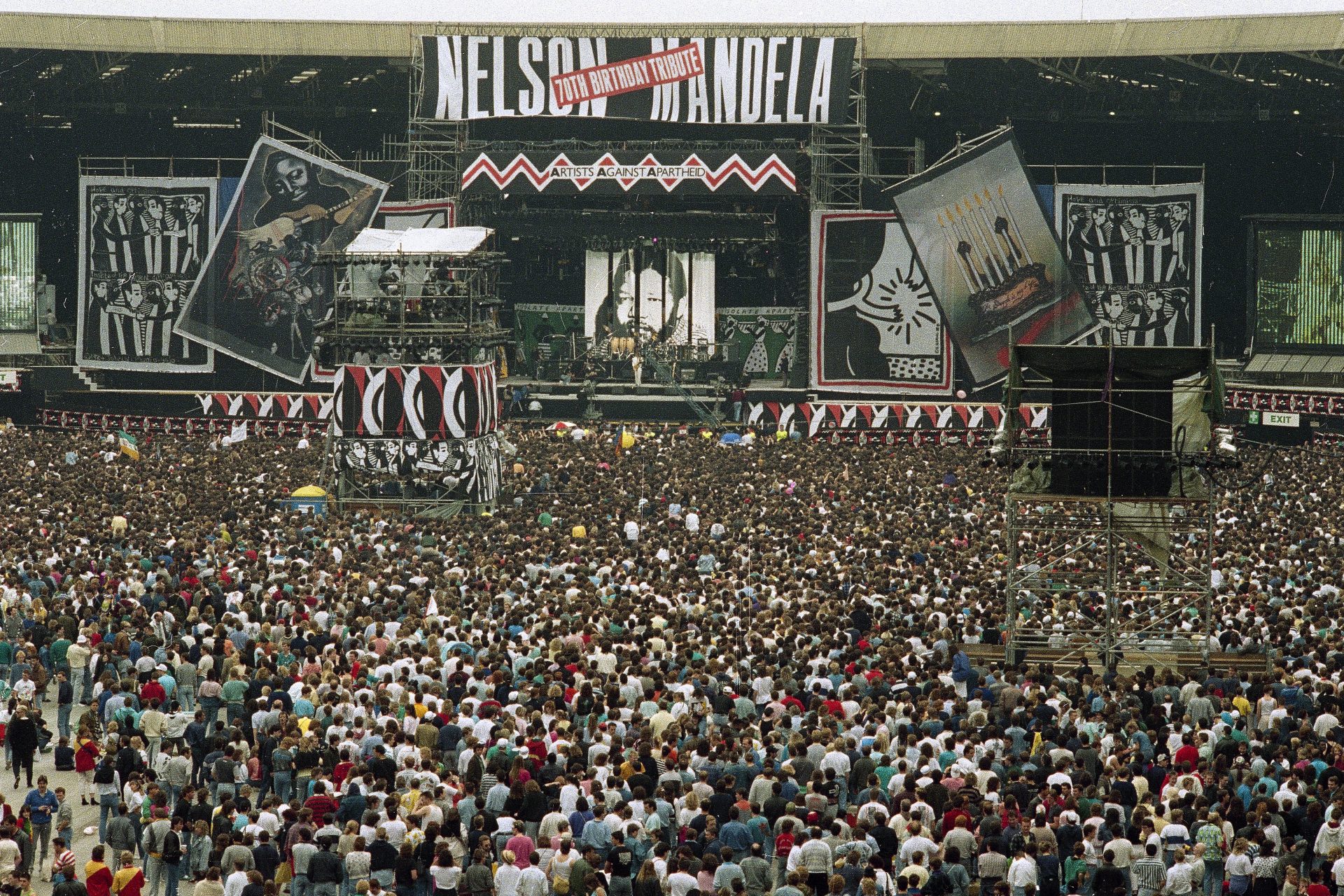 Le concert d'hommage à Nelson Mandela