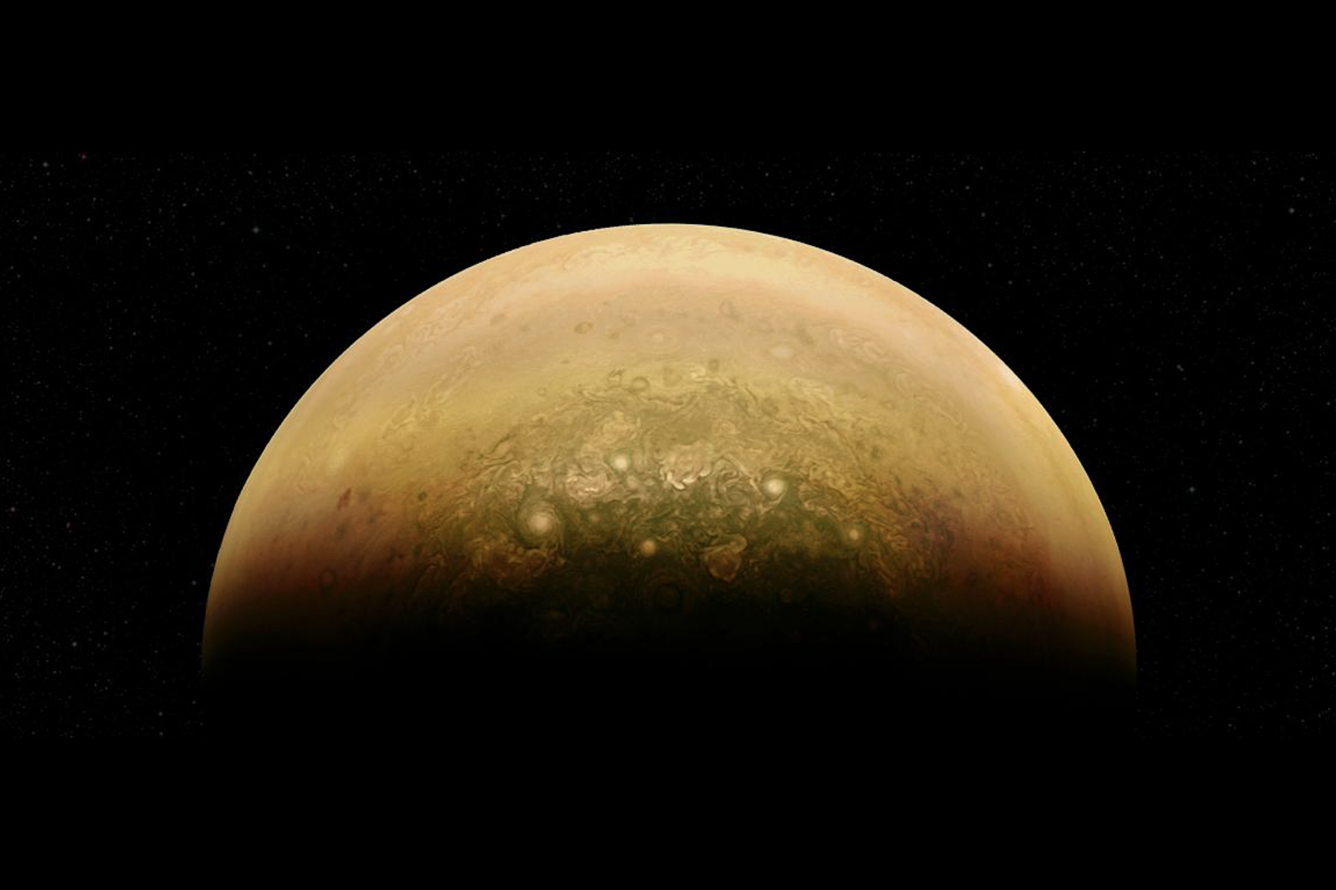 2016: Juno fängt die Schönheit von Jupiter ein