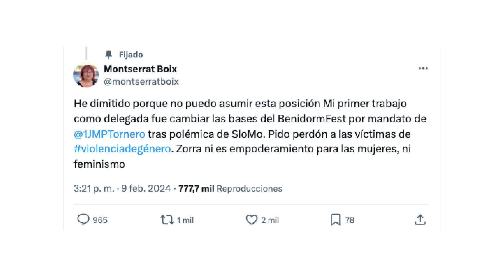 Dimisiones de por medio