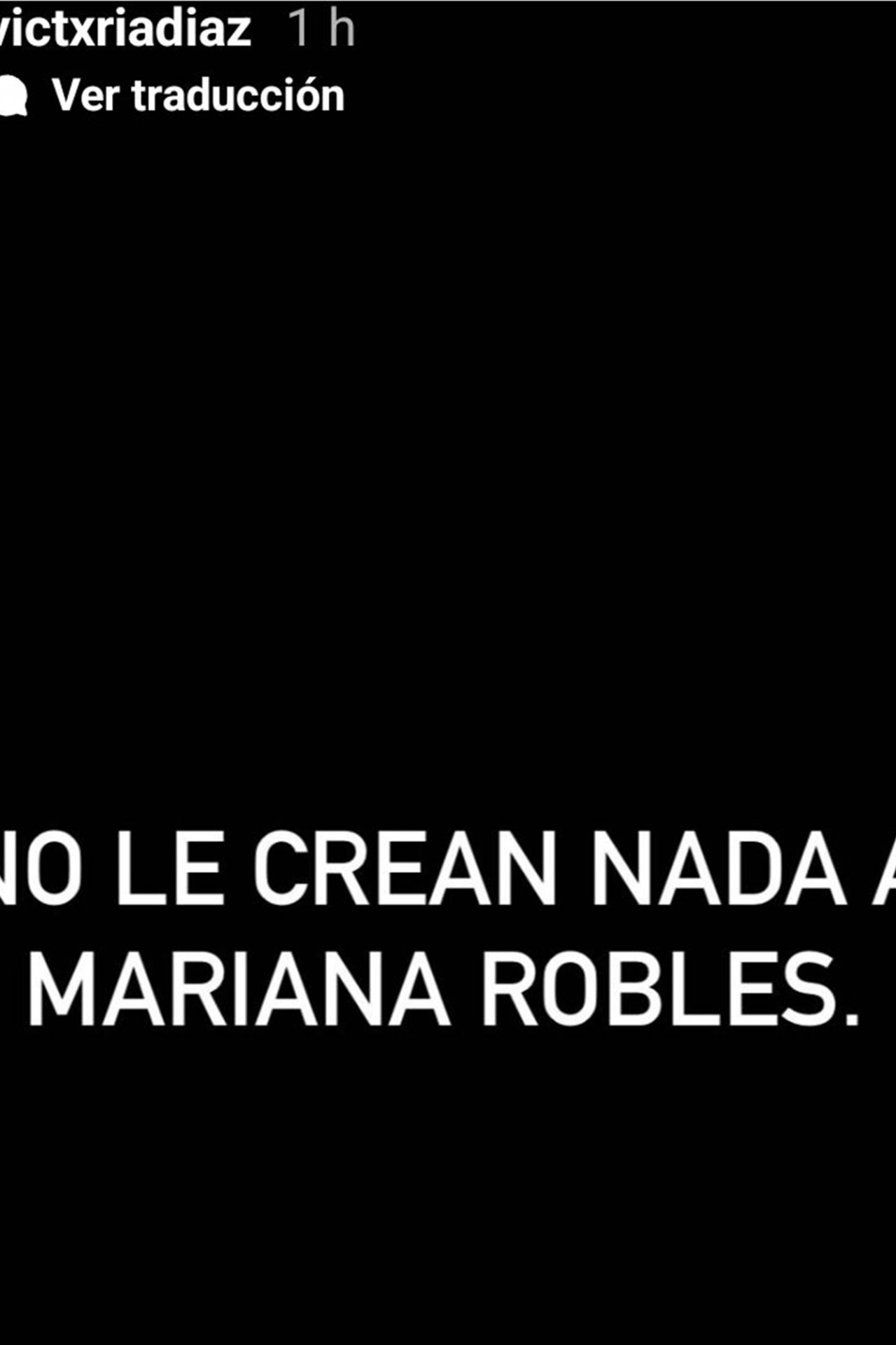 'No le crean nada a Mariana Robles'