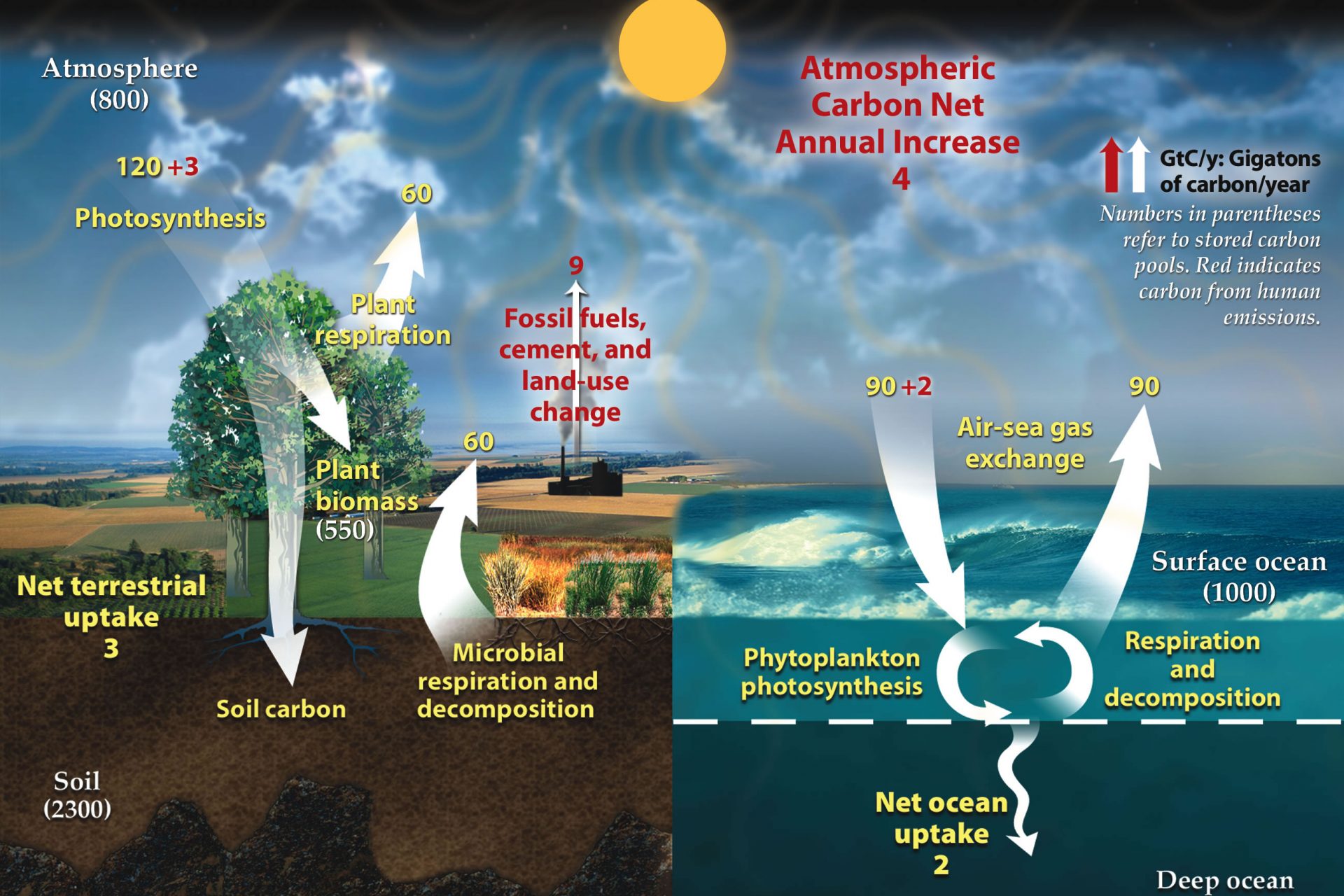 A fundamental altering of climate systems