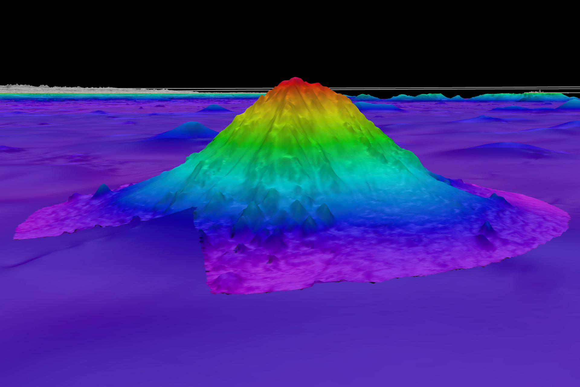 Mapping underwater mountains 