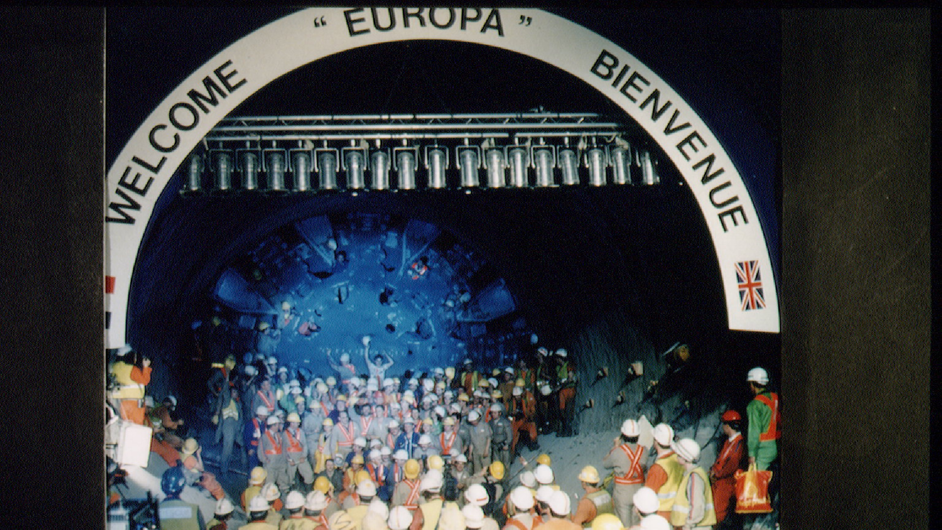 Inauguración del Eurotúnel