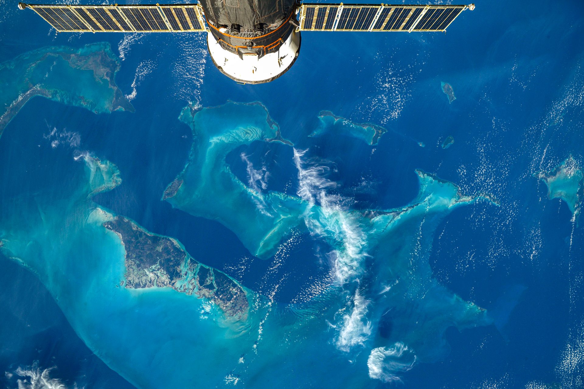 Die Karibik aus dem Weltraum