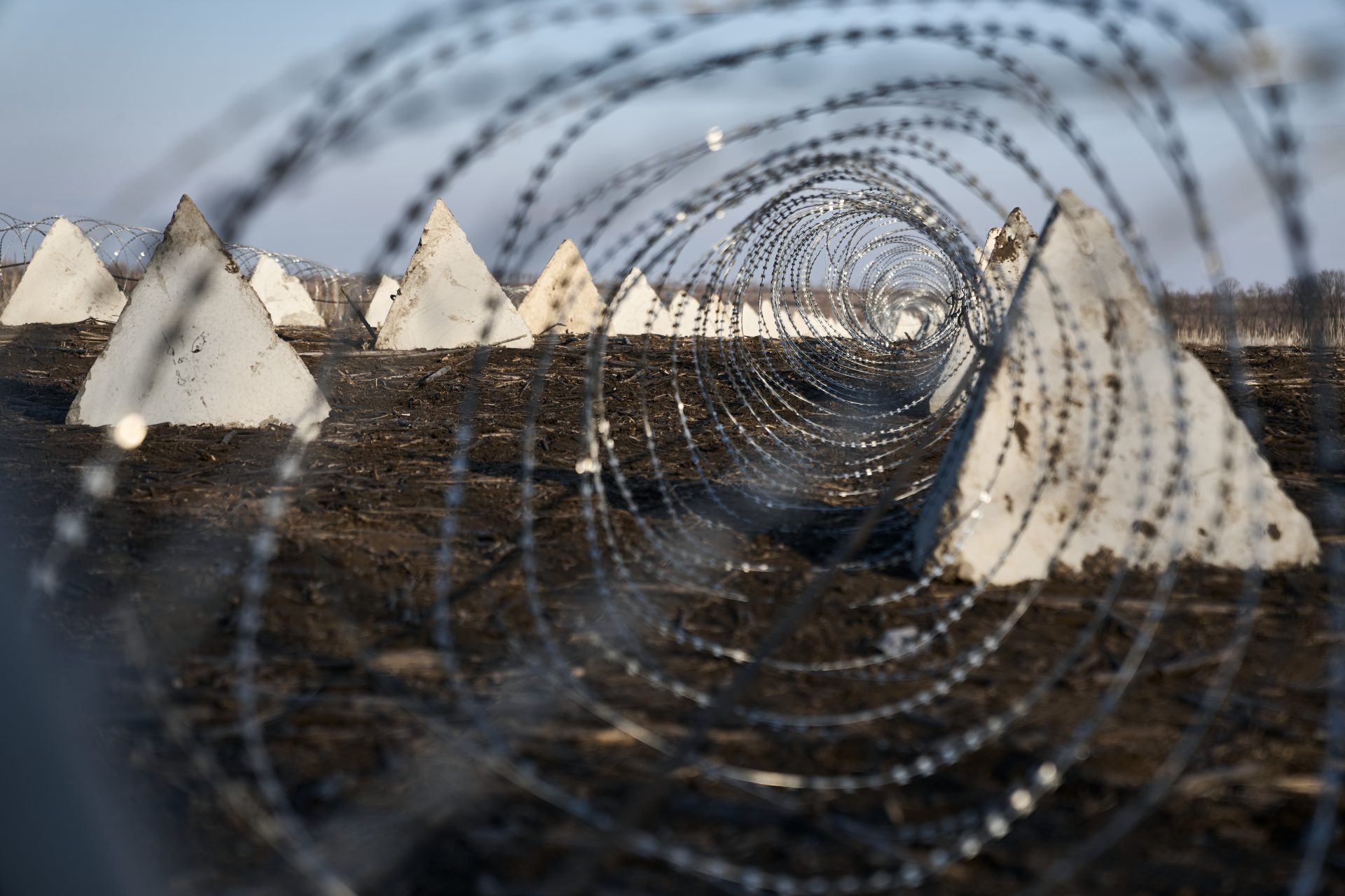 The razor wire has a purpose as well