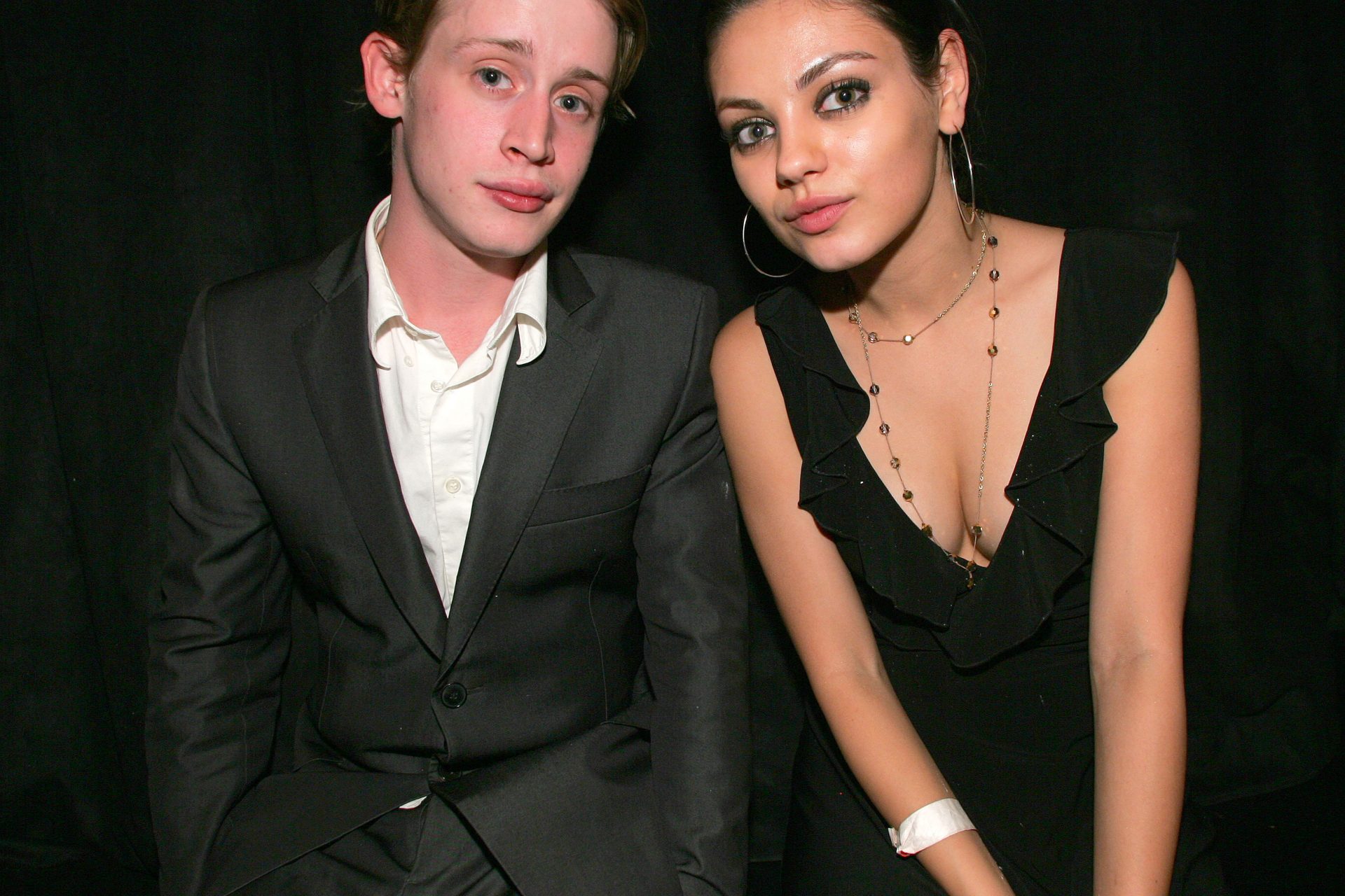 Macaulay Culkin and Mila Kunis