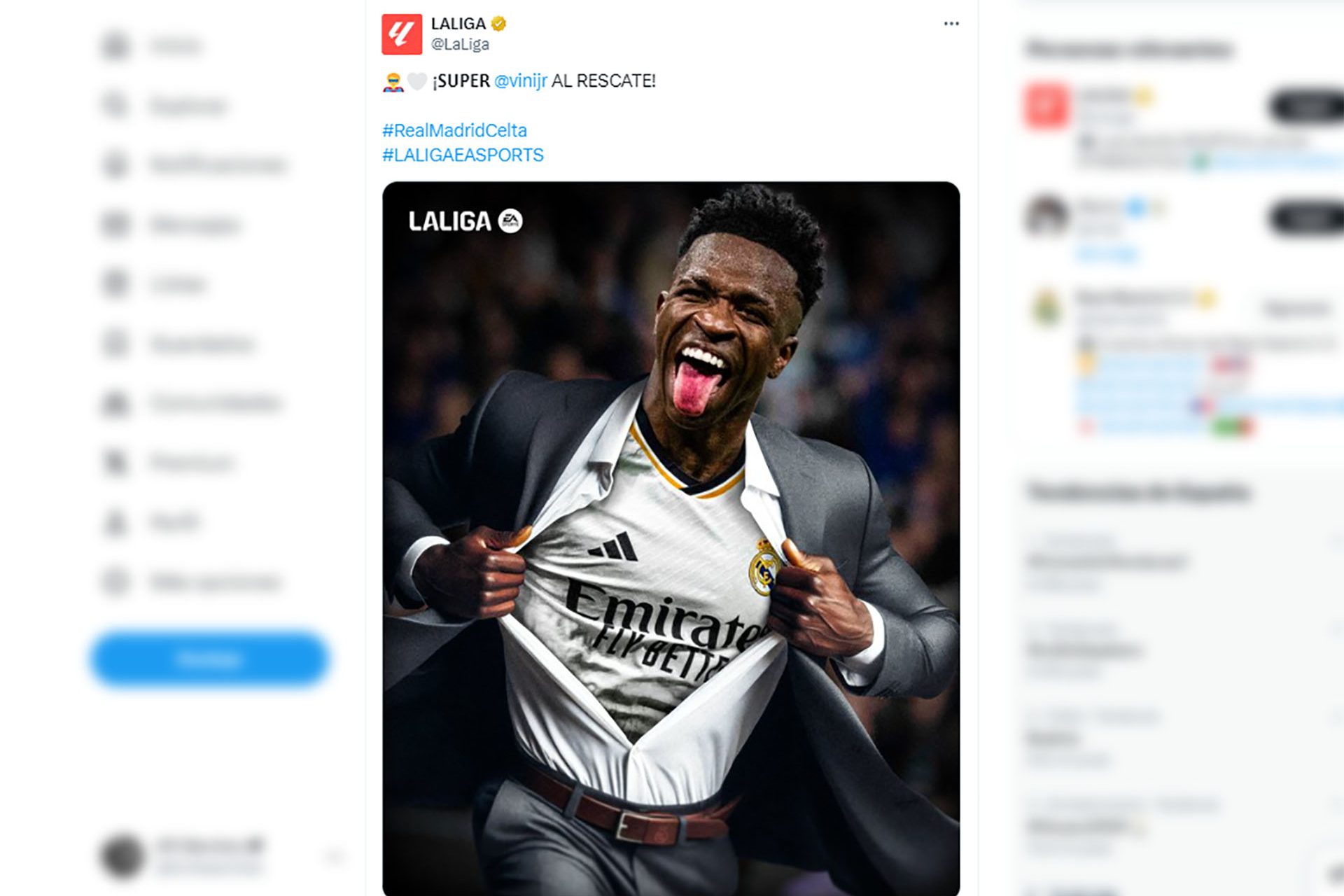 Vinicius, otra vez para abrir la lata