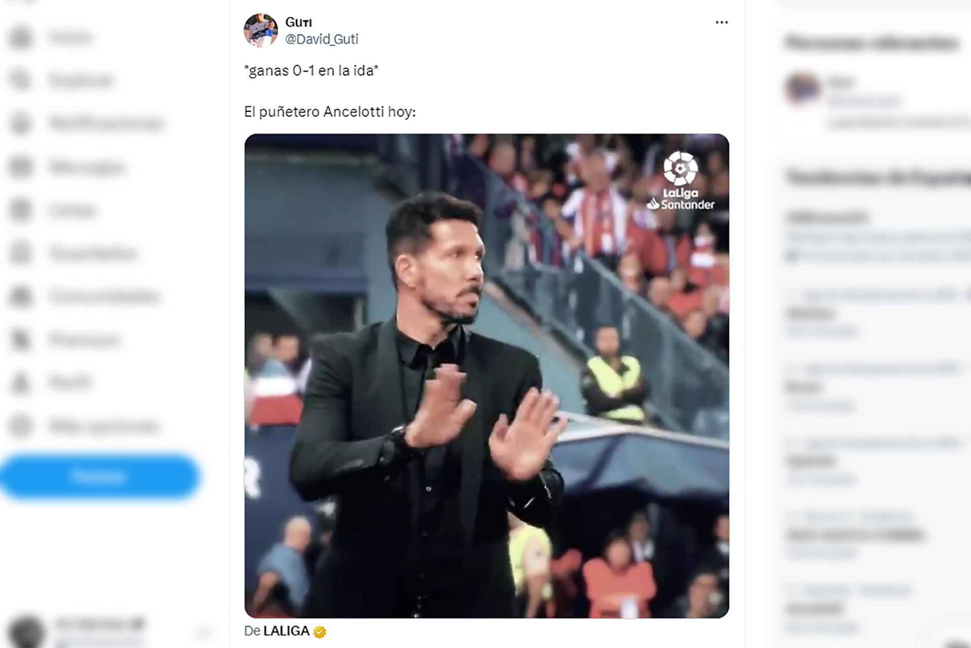 'Estilo Simeone' en el Santiago Bernabéu