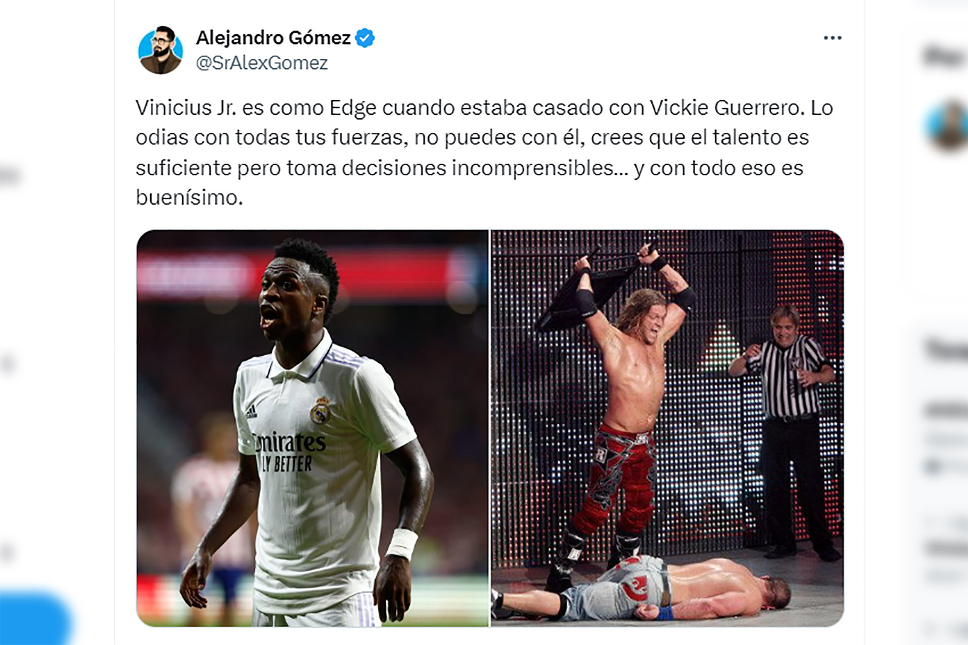 Las dos caras del delantero madridista