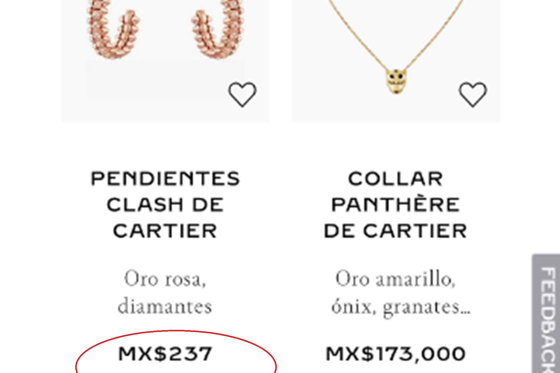 El gran error de Cartier 