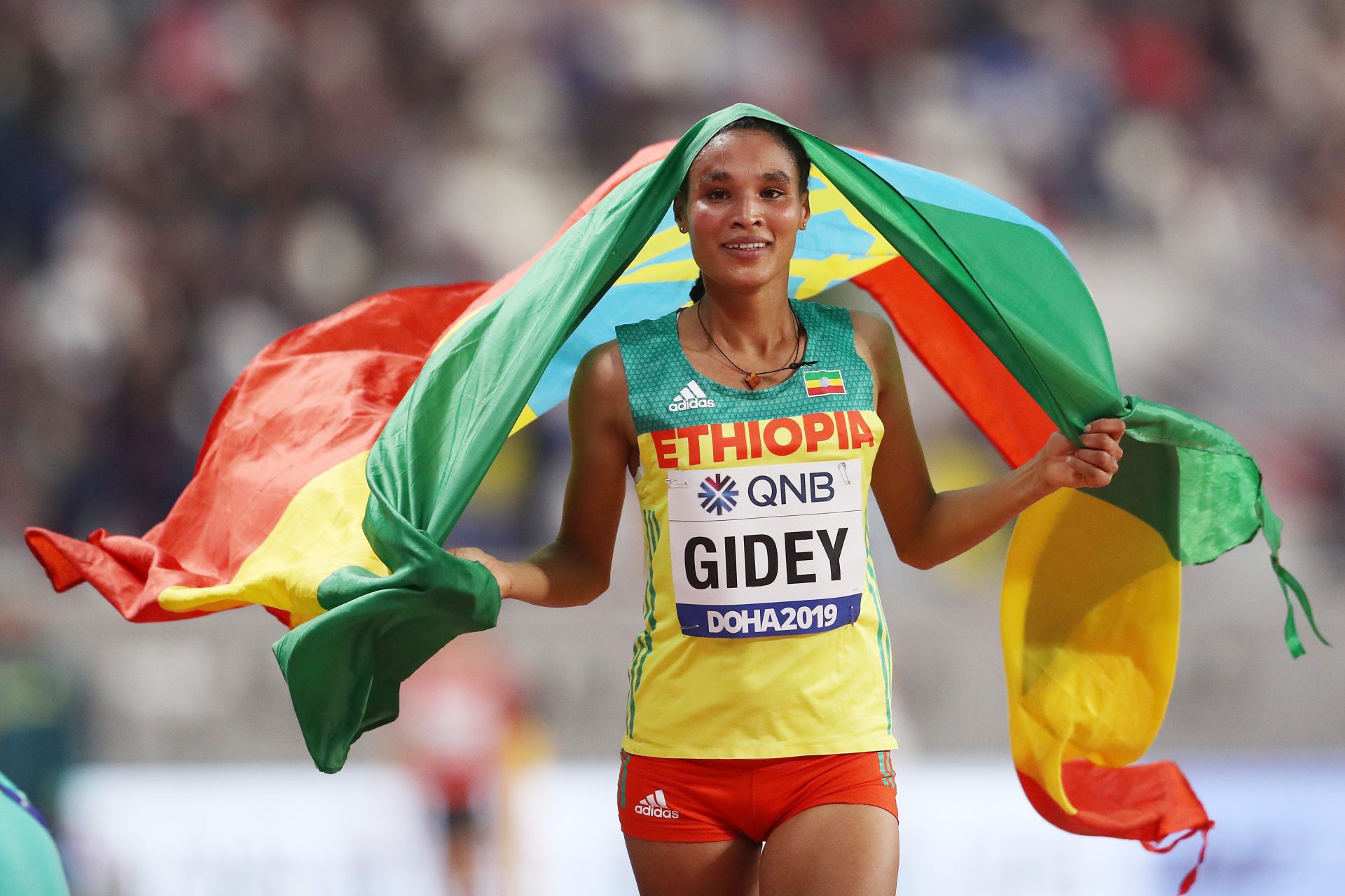 10.000 metri femminili: 29:01.03 - Letesenbet Gidey