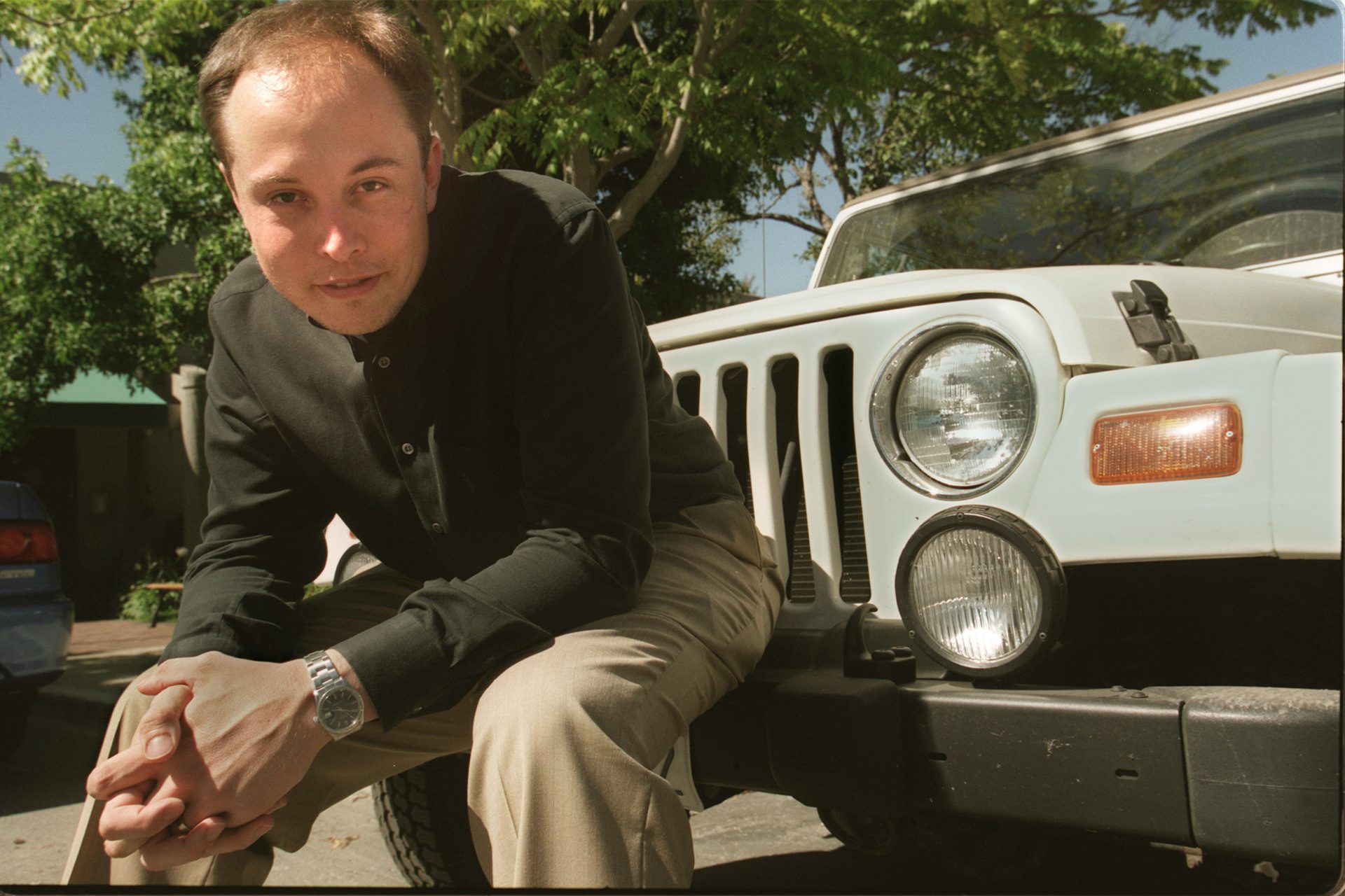 Elon Musk en su juventud