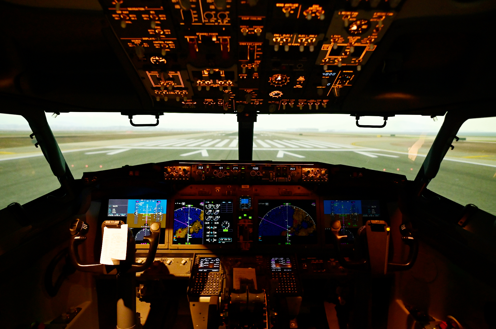 Realidade virtual simula voos