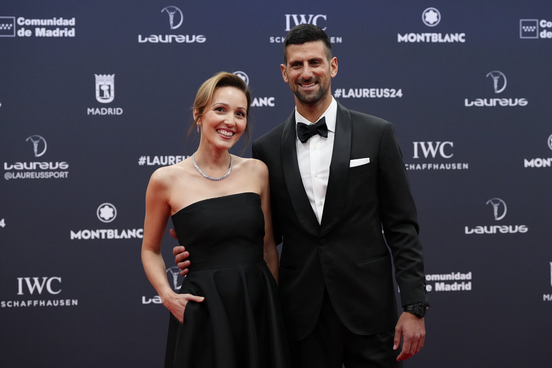 Jelene Ristic y Novak Djokovic