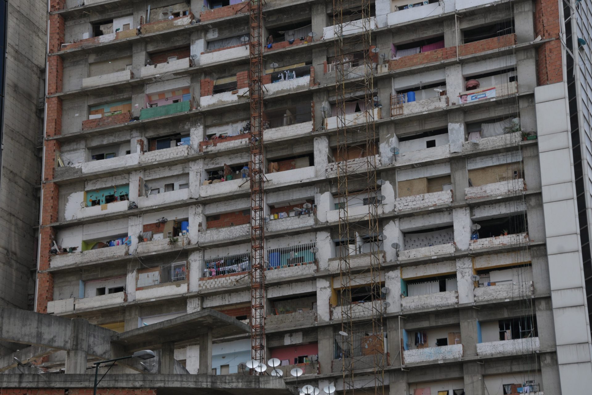 Occupied by squatters led by a former gang member