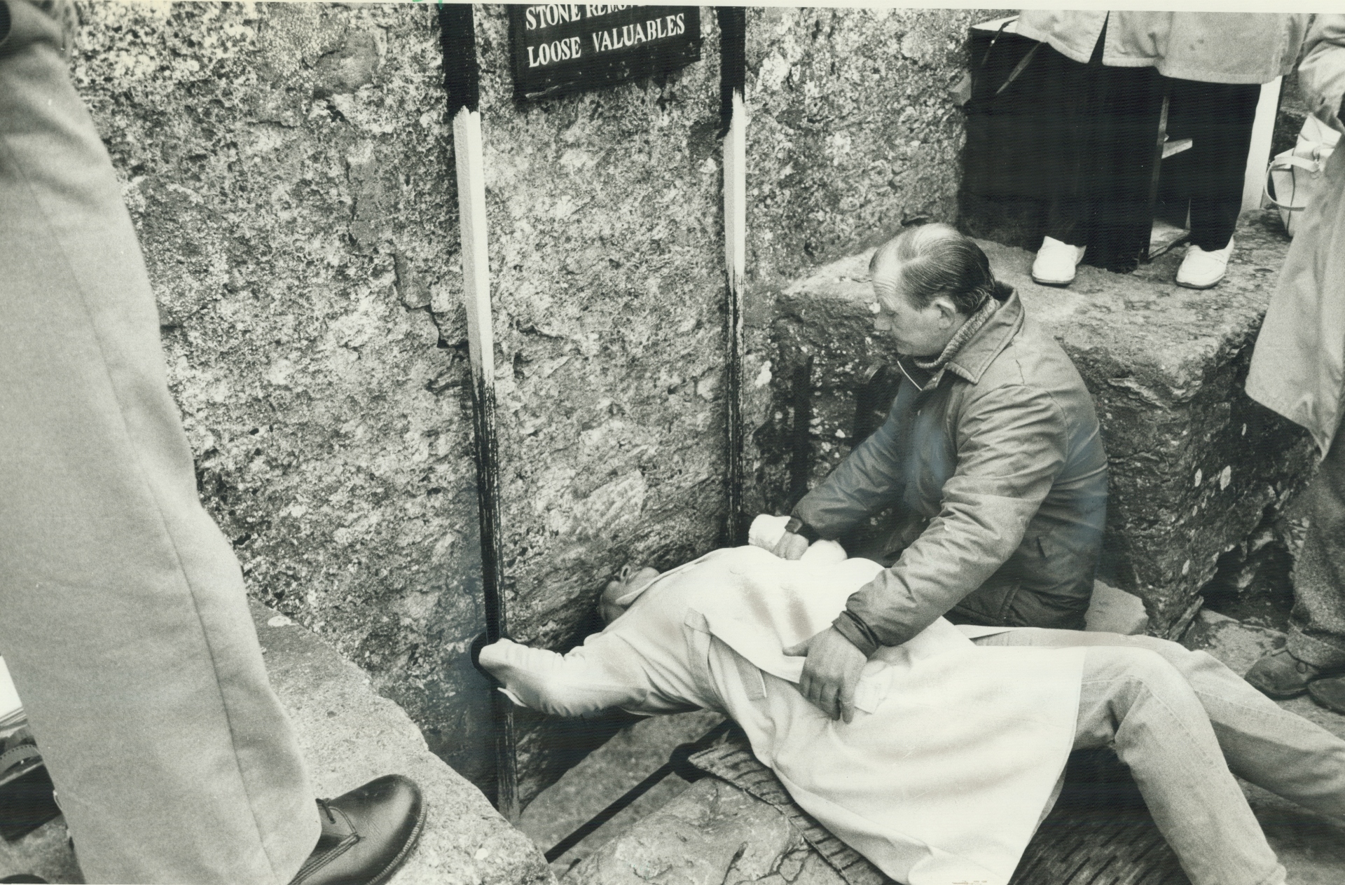 Besar la Piedra de Blarney (Irlanda)