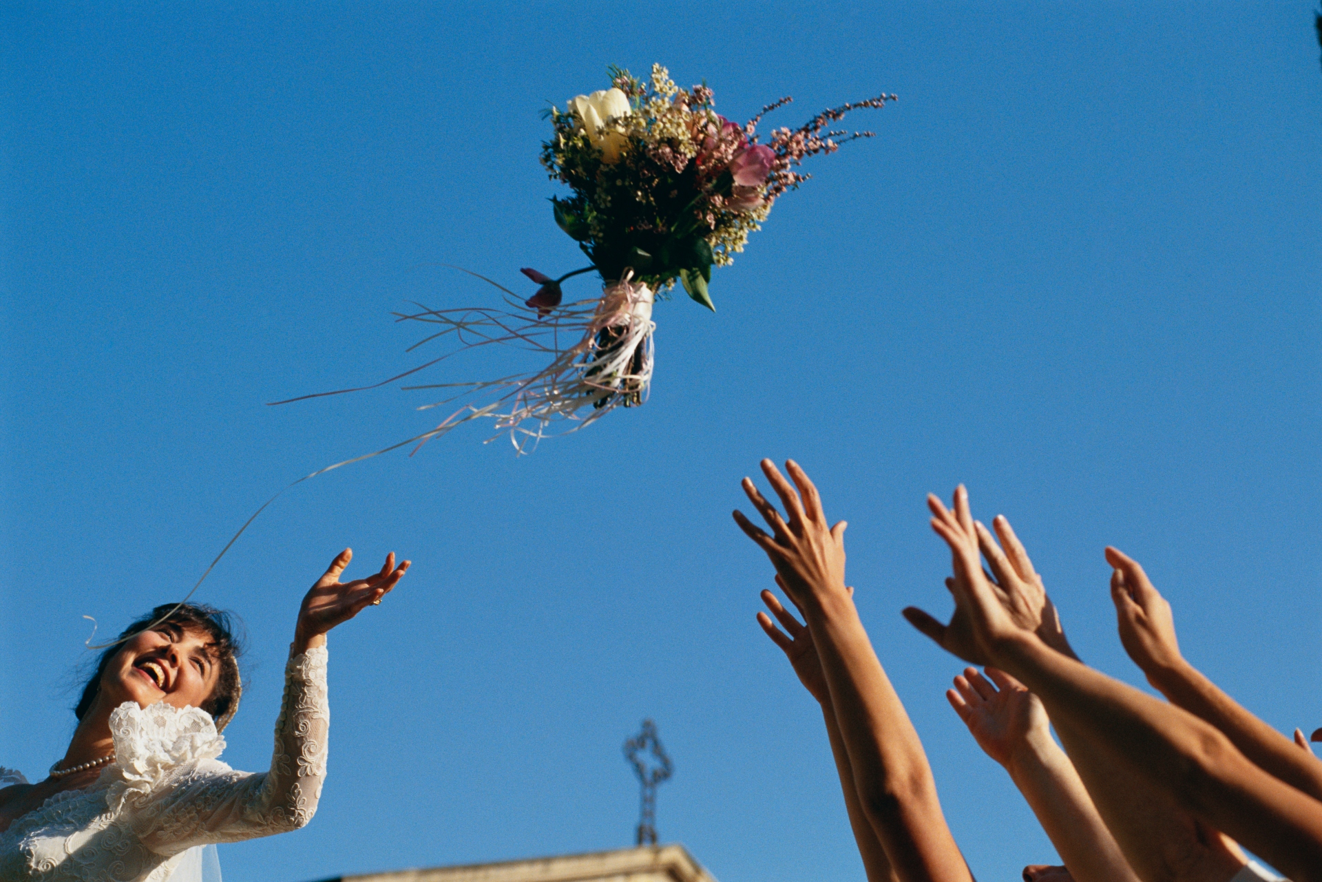 Le lancer du bouquet