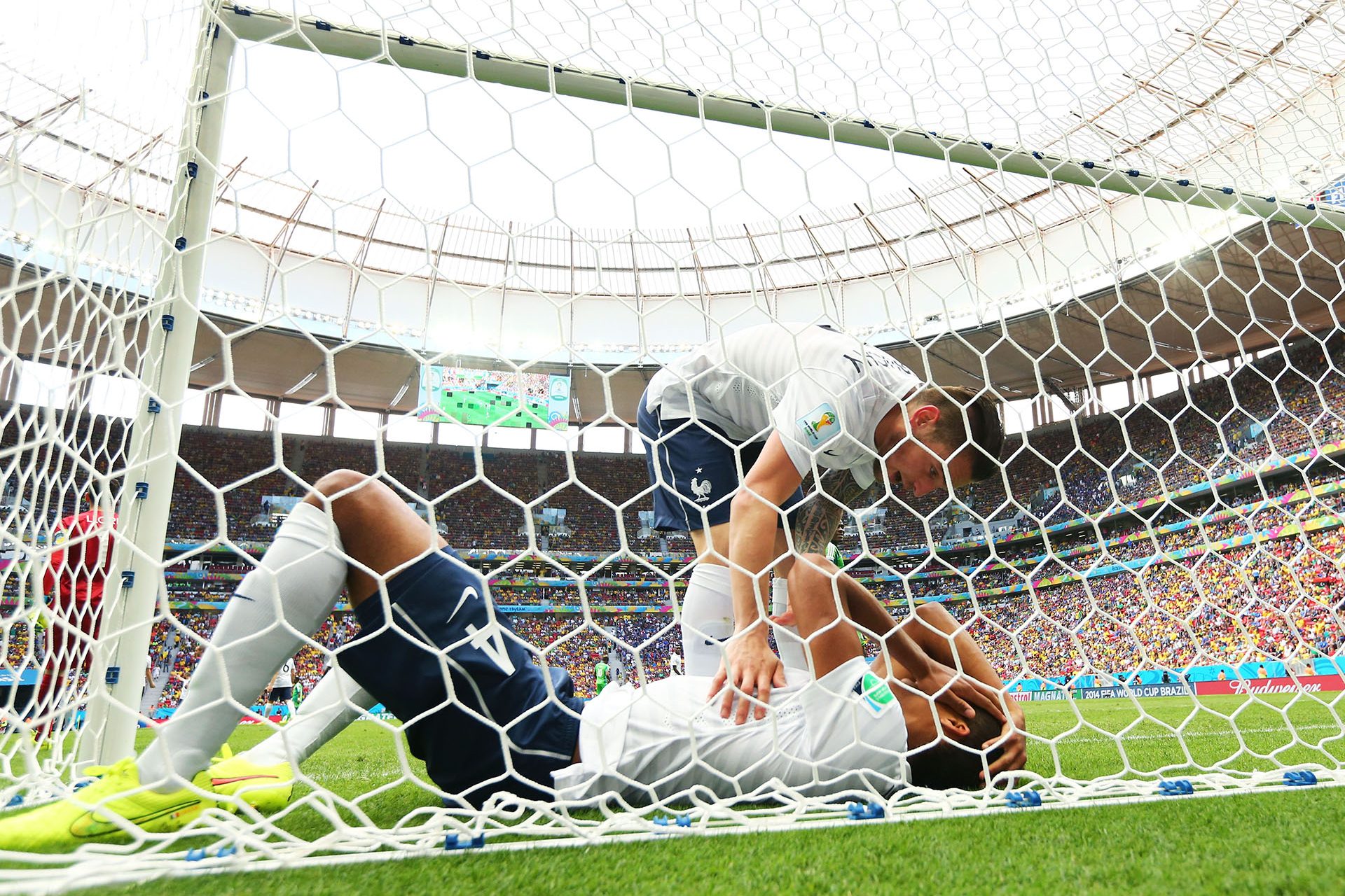 Contra Nigeria en el Mundial de Brasil 2014