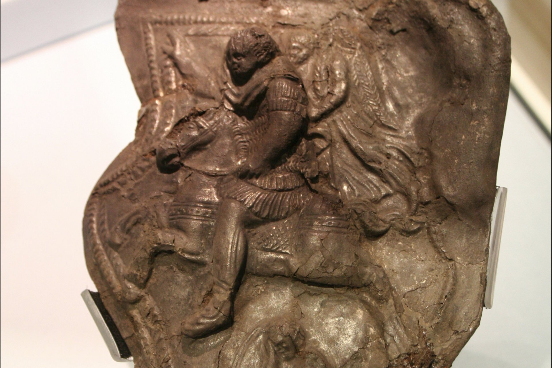 A Roman emperor on horseback 