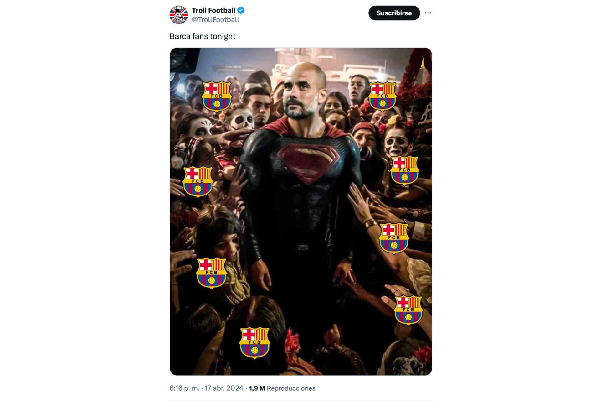 Pep era a esperança 