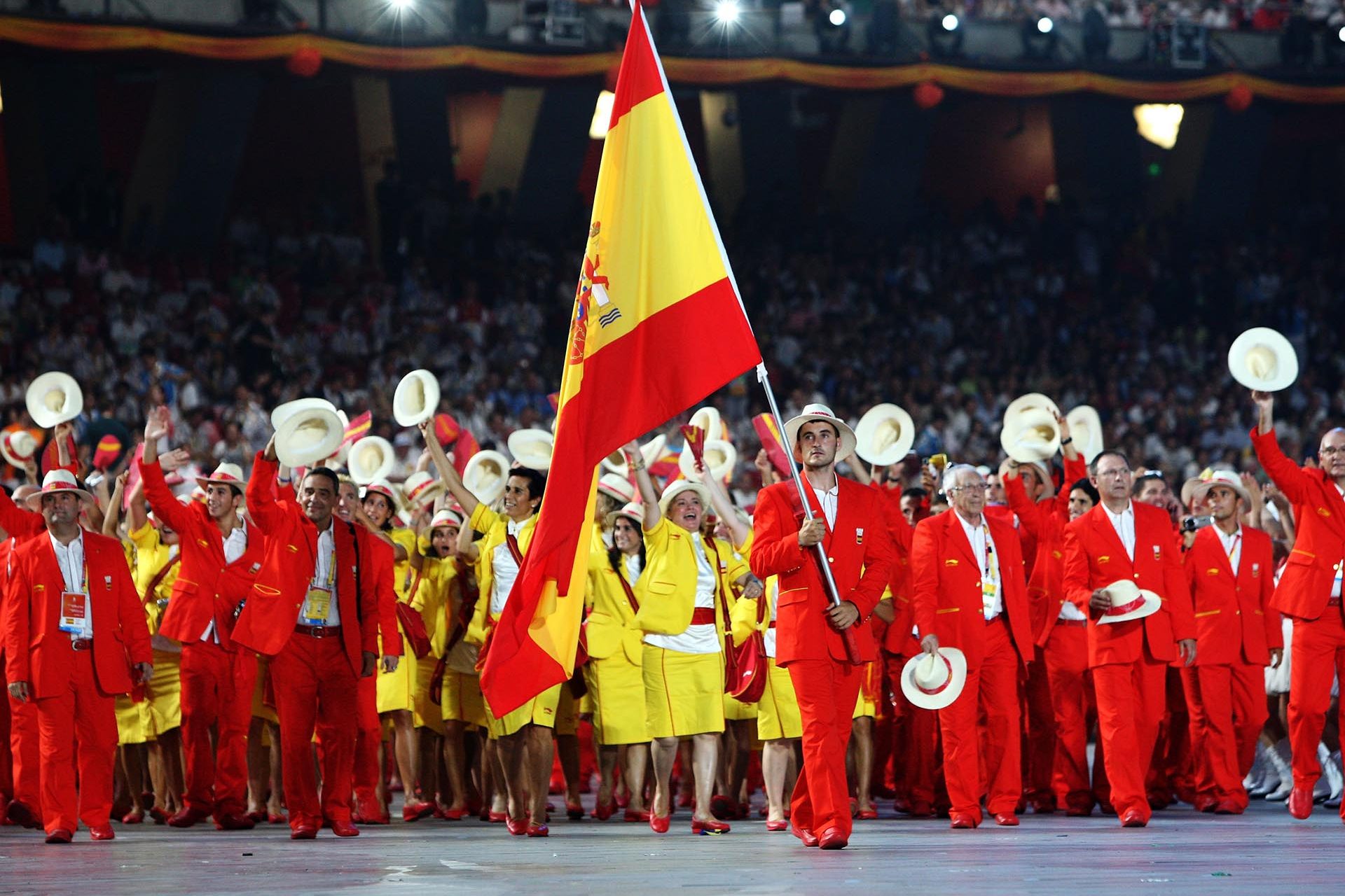 Coleccionista de medallas y abanderado de España