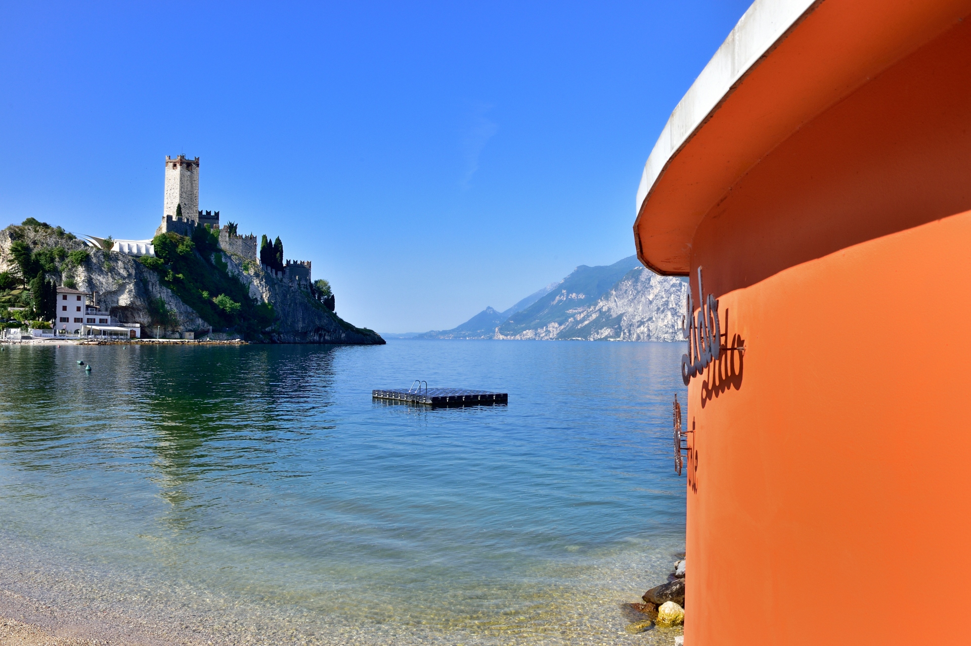 Castillo de Malcesine, lago de Garda, Italia