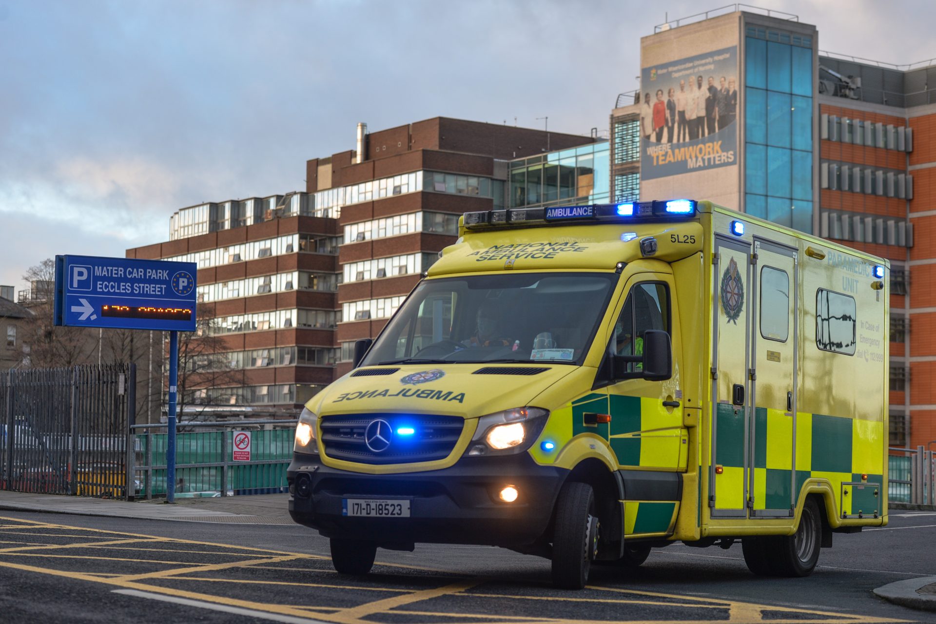 Huit personnes ont été hospitalisées à Dublin