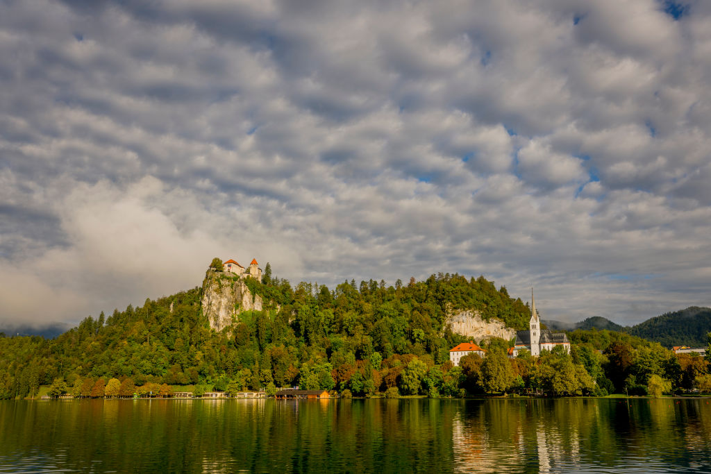Castillo de Bled, Lago Bled, Eslovenia,