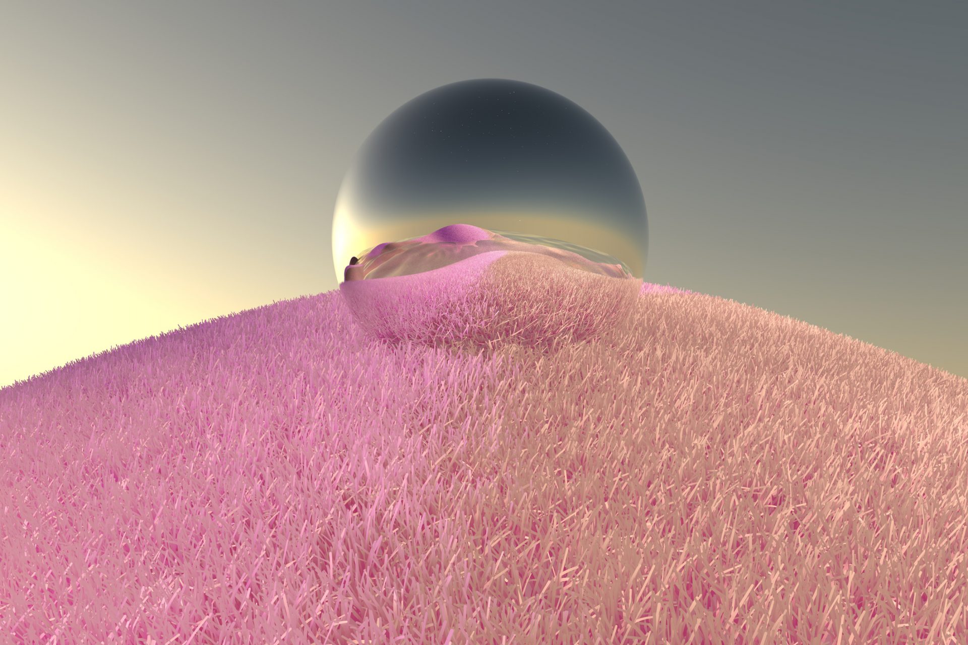 What's up with the cotton candy planet?