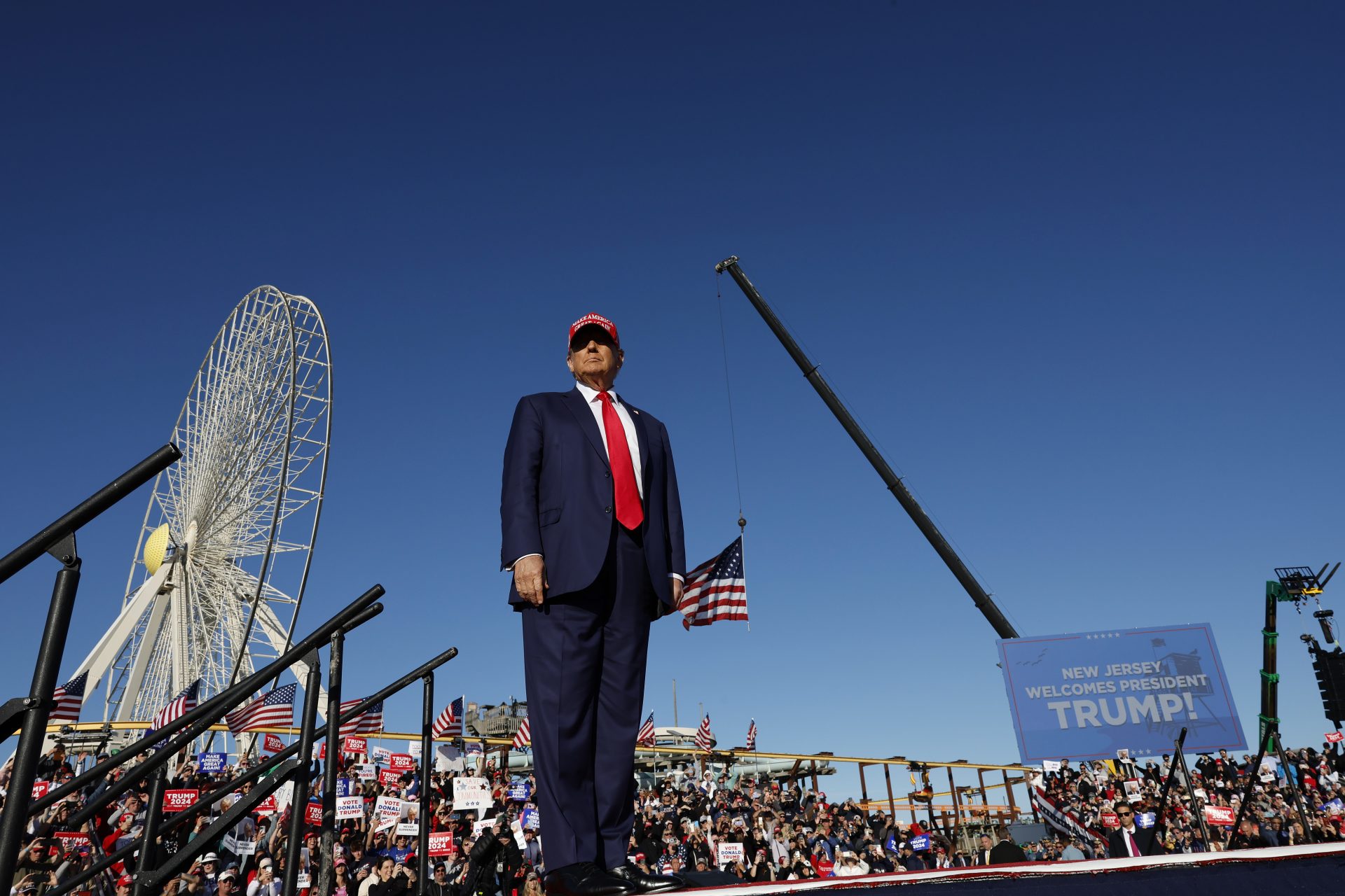 Comments at a New Jersey rally 