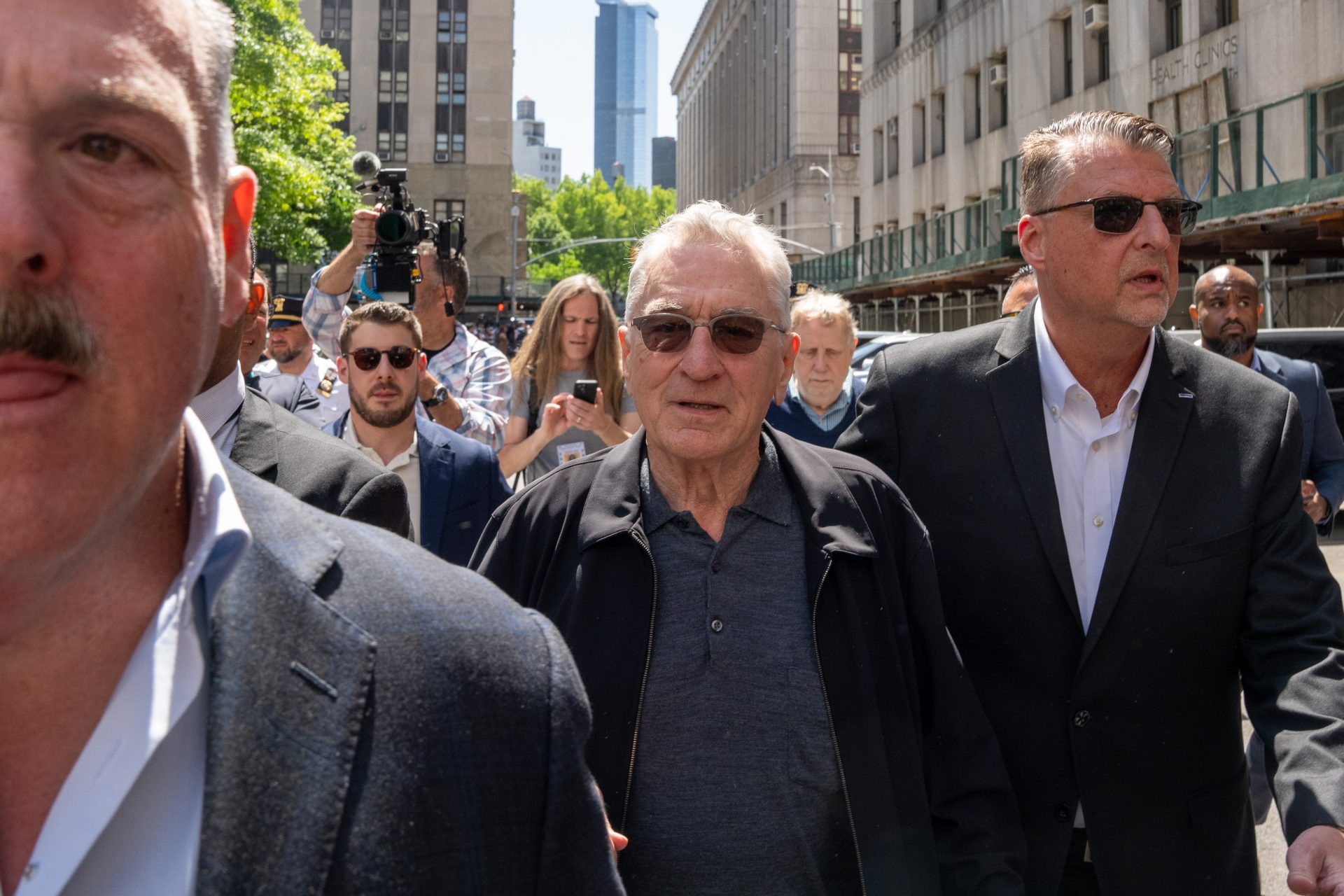 Robert de Niro contra Donald Trump en las calles de Nueva York