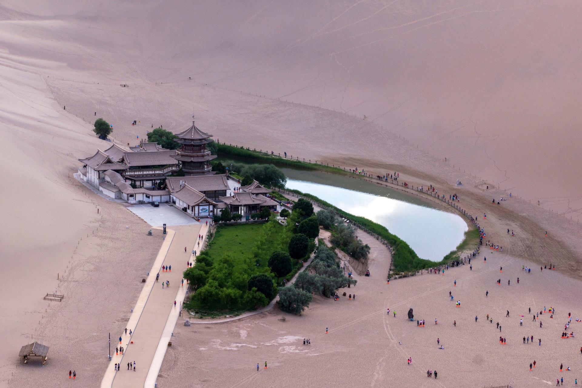 Crescent Lake (Yueyaquan), China