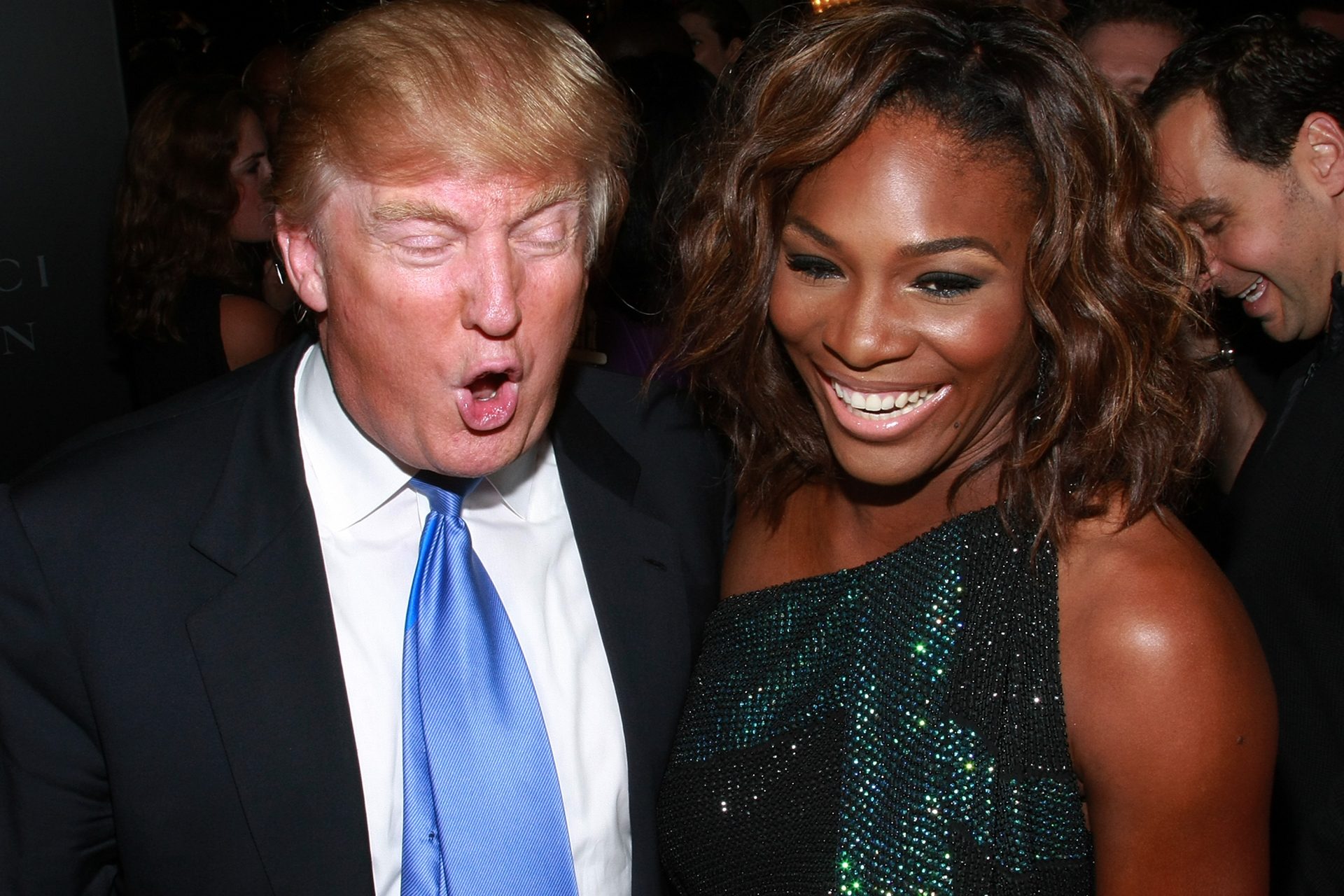 Serena Williams with Trump