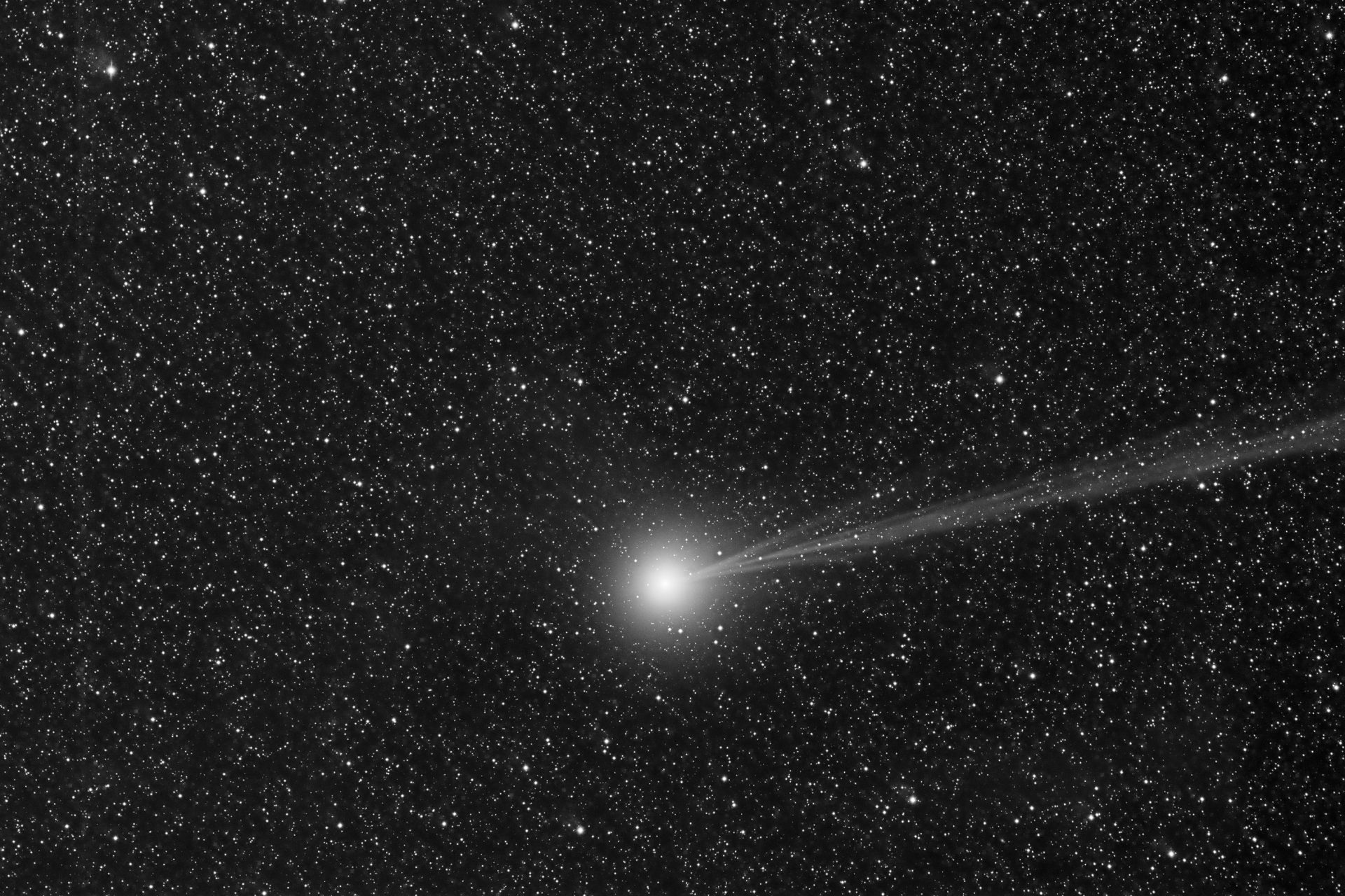 Horned comet