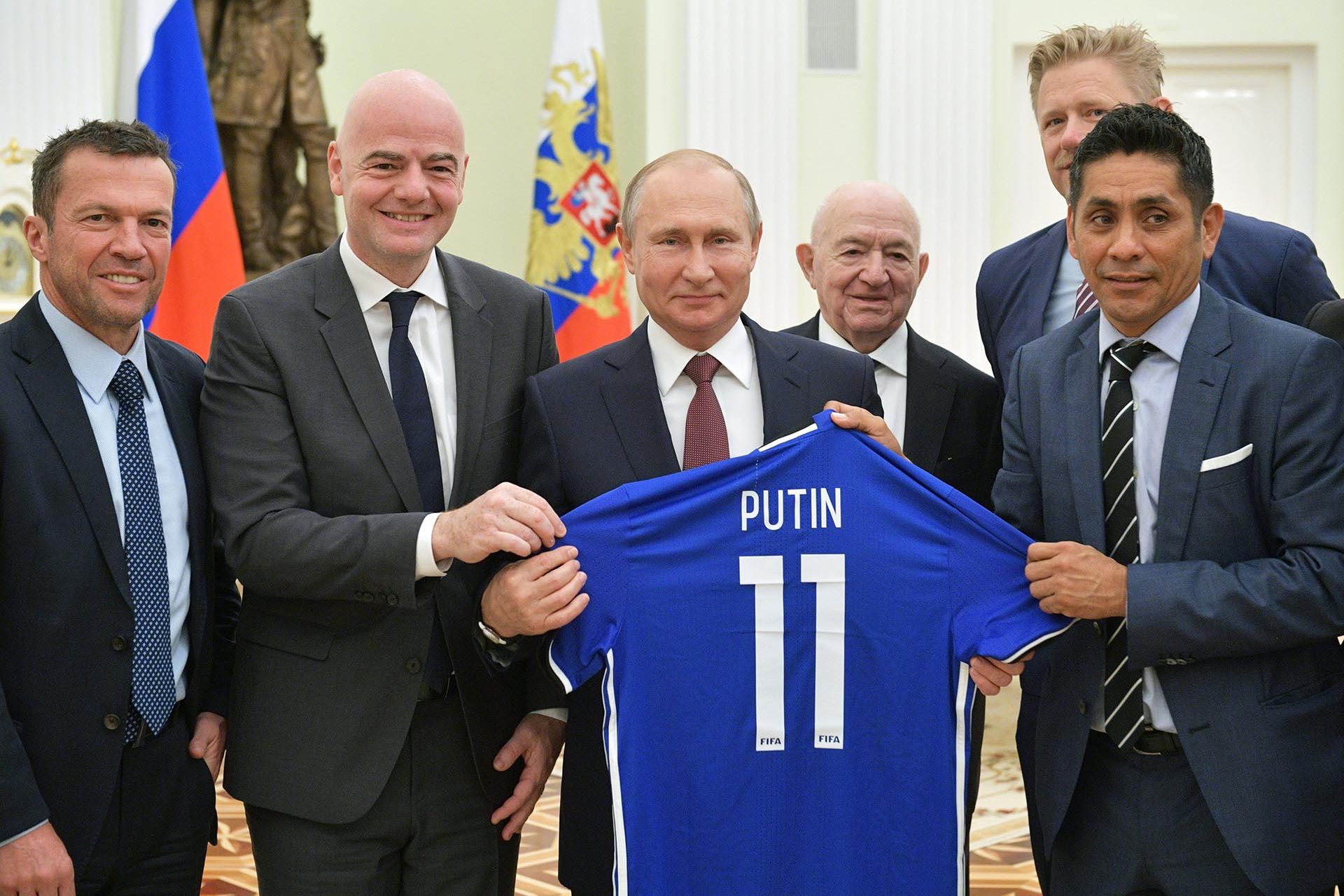 Reunión con Putin por el Mundial de Rusia