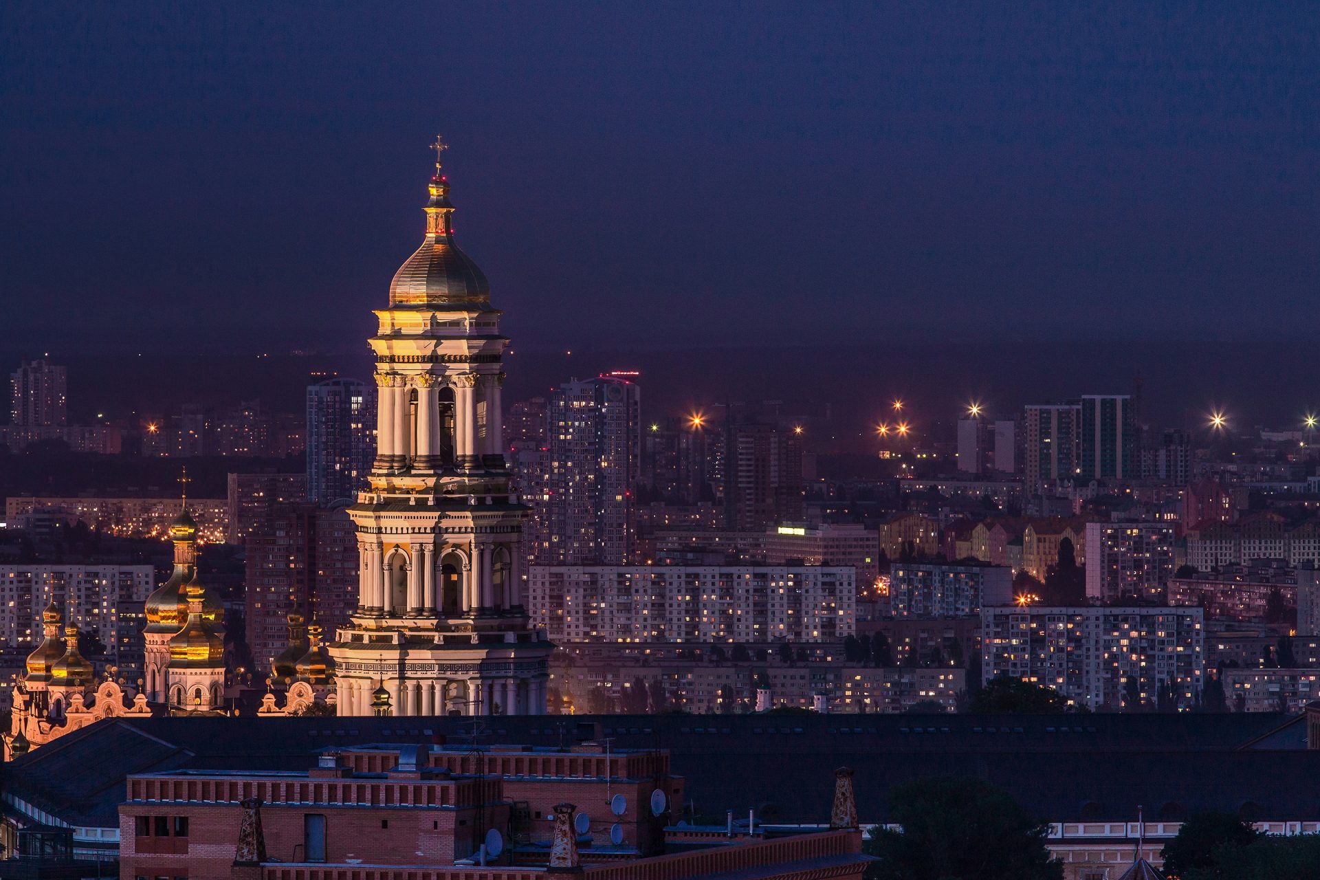 La noche sobre Kiev