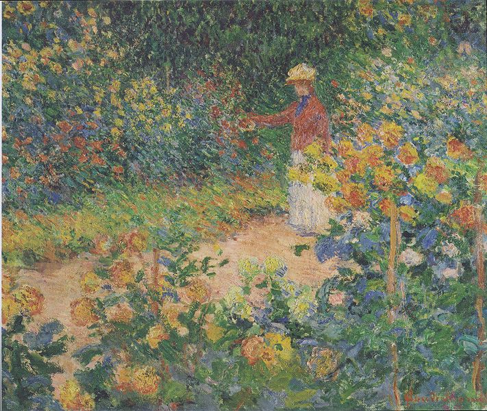 El jardín del artista en Giverny, de Claude Monet