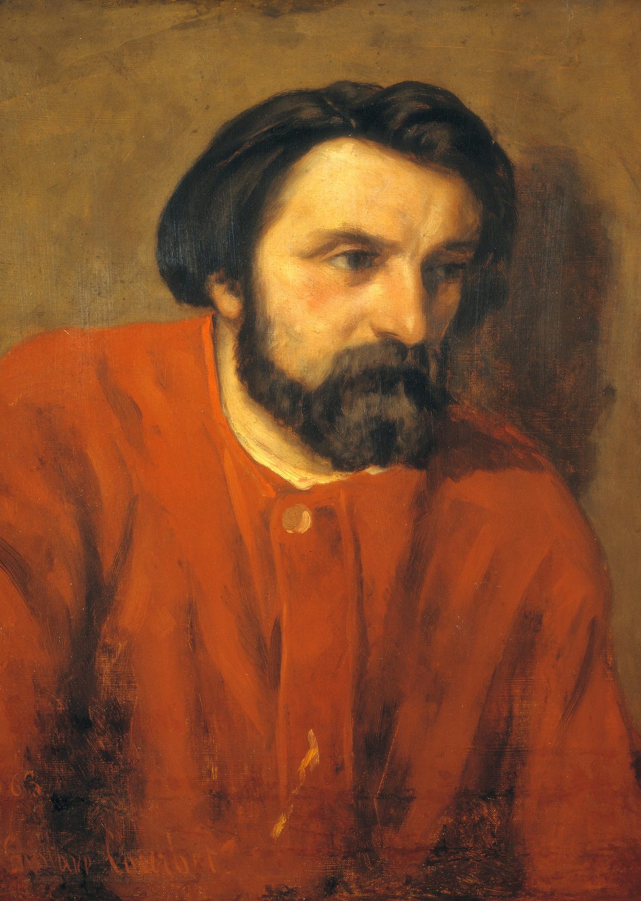 Retrato del escultor Louis-Joseph Leboeuf, de Claude Courbet
